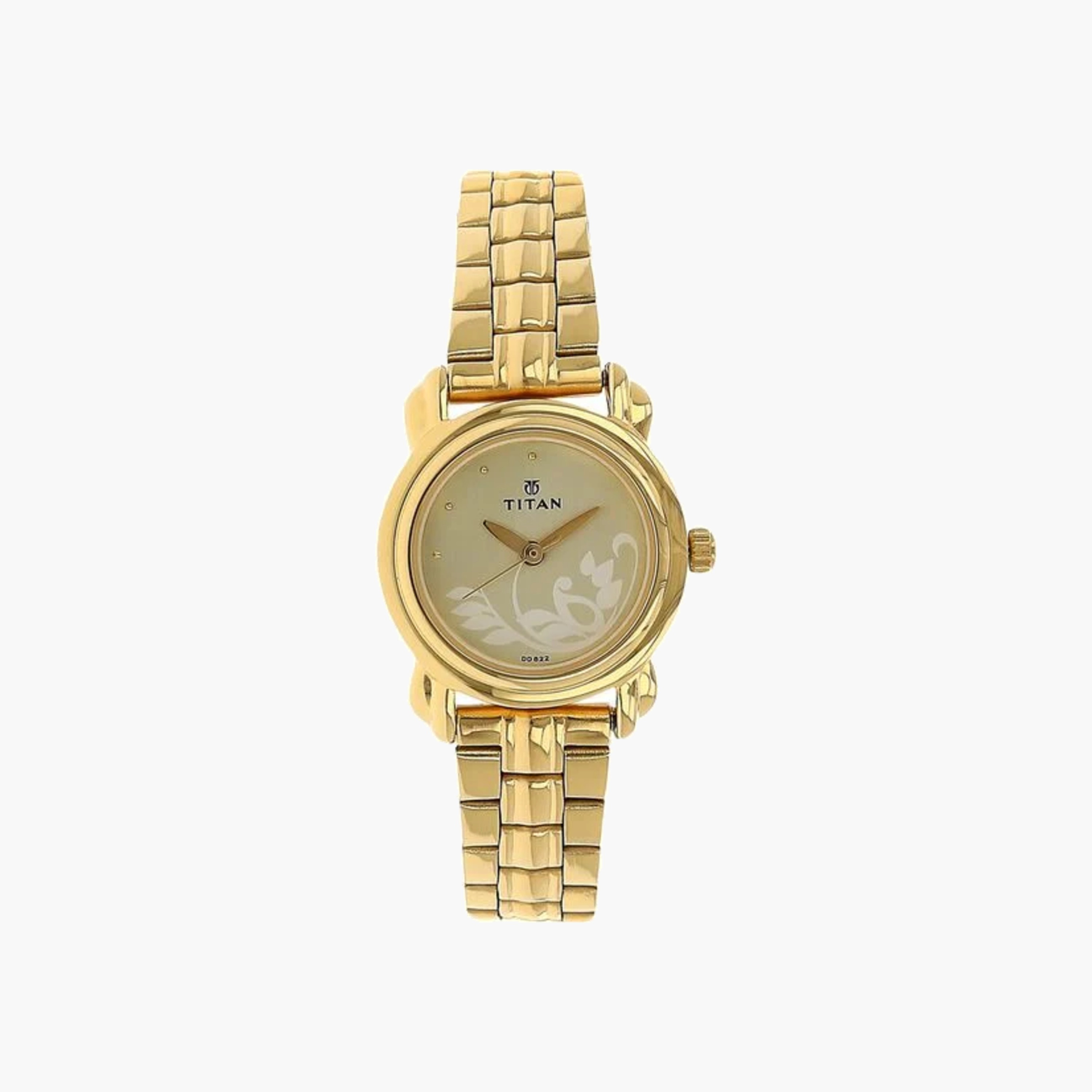 ساعة تيتان النسائية التناظرية ذات المينا الزهرية-women-watchesandjewellery-watches-image-1