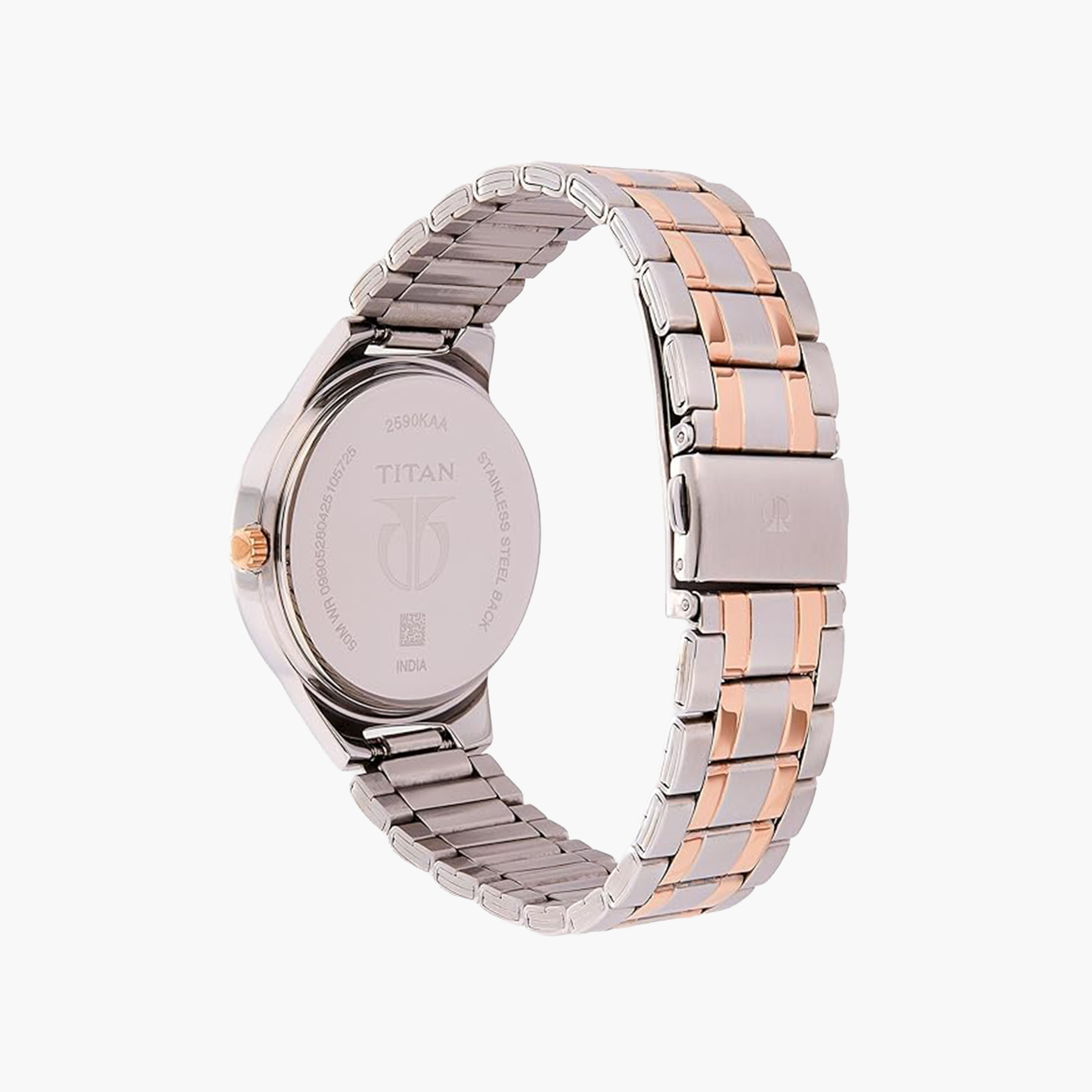 ساعة تيتان متعددة الوظائف للنساء من الفولاذ المقاوم للصدأ-women-watchesandjewellery-watches-image-1