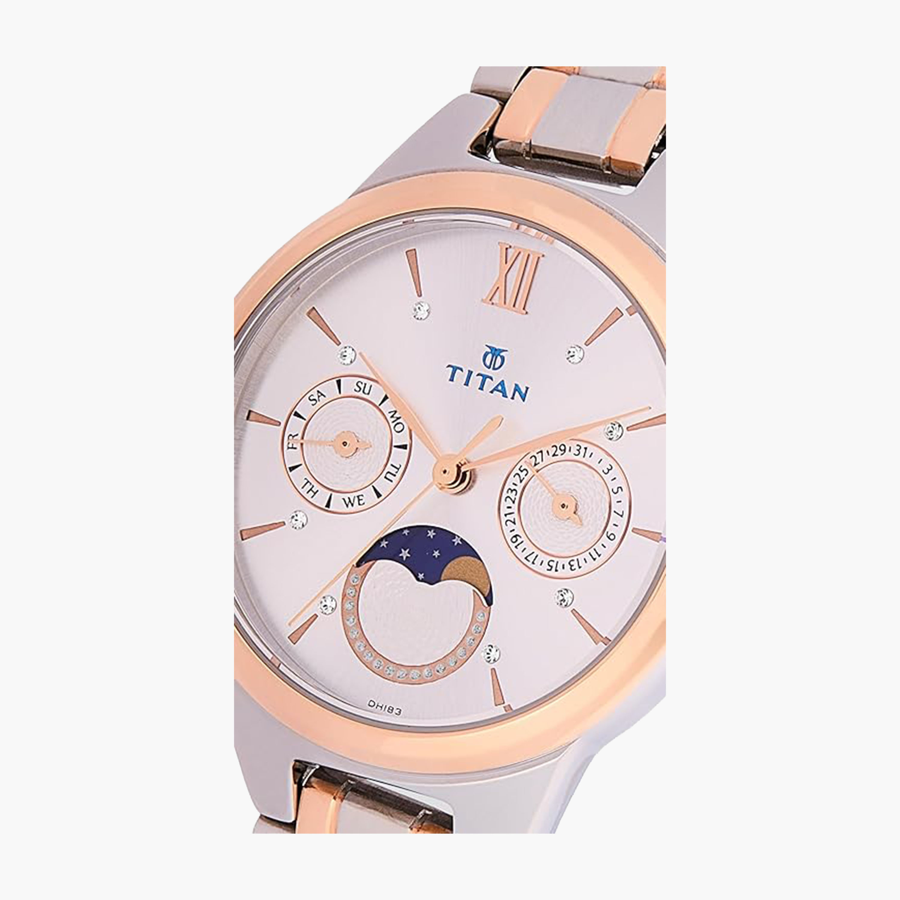 ساعة تيتان متعددة الوظائف للنساء من الفولاذ المقاوم للصدأ-women-watchesandjewellery-watches-image-4