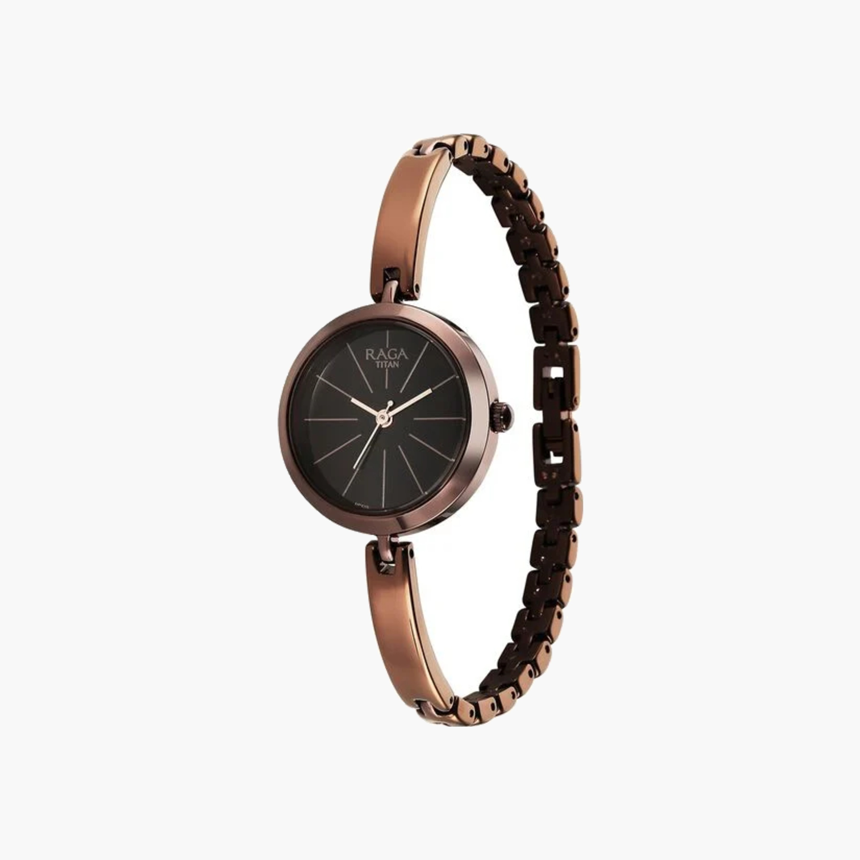 ساعة تيتان ذات مينا بني من الفولاذ المقاوم للصدأ-women-watchesandjewellery-watches-image-3