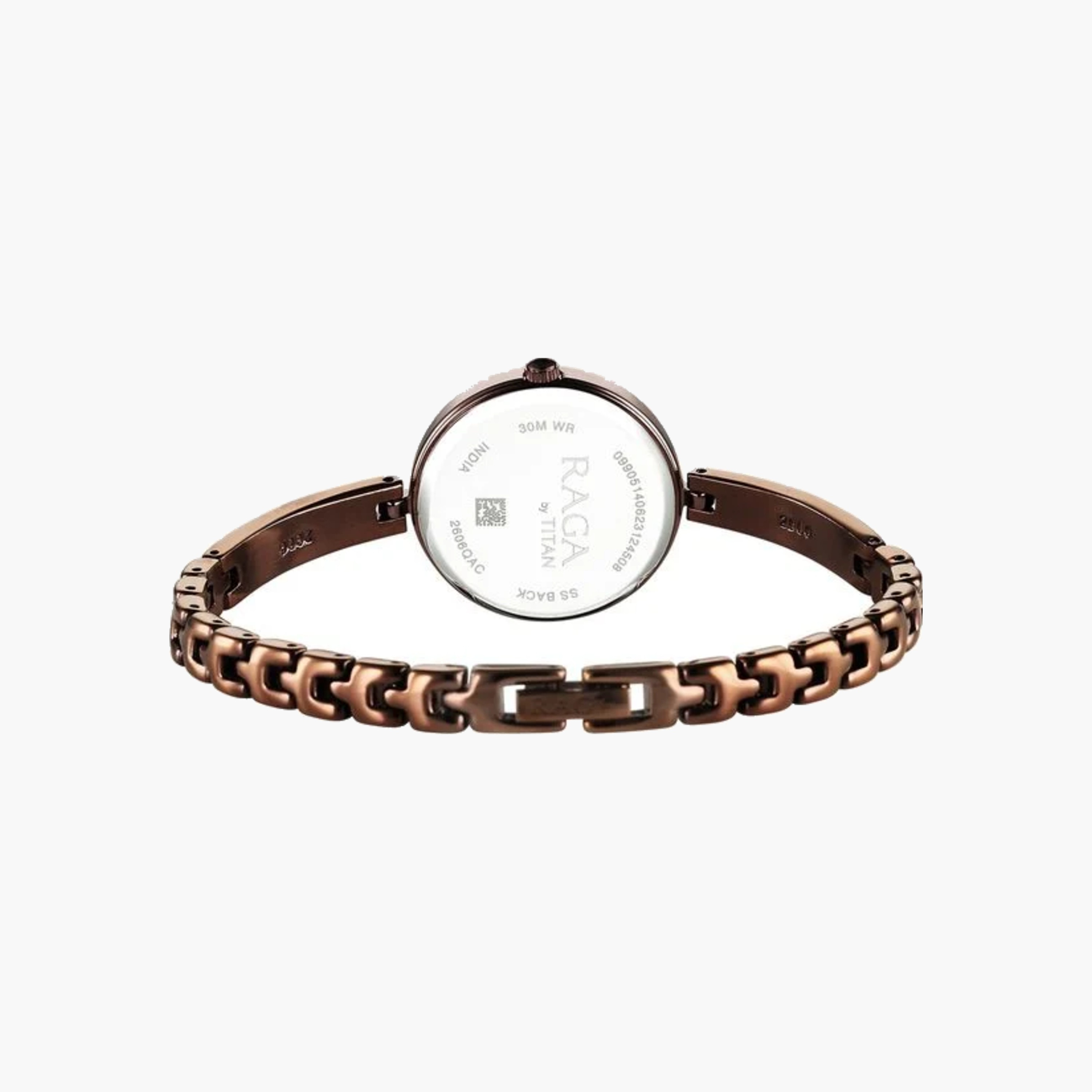 ساعة تيتان ذات مينا بني من الفولاذ المقاوم للصدأ-women-watchesandjewellery-watches-image-4