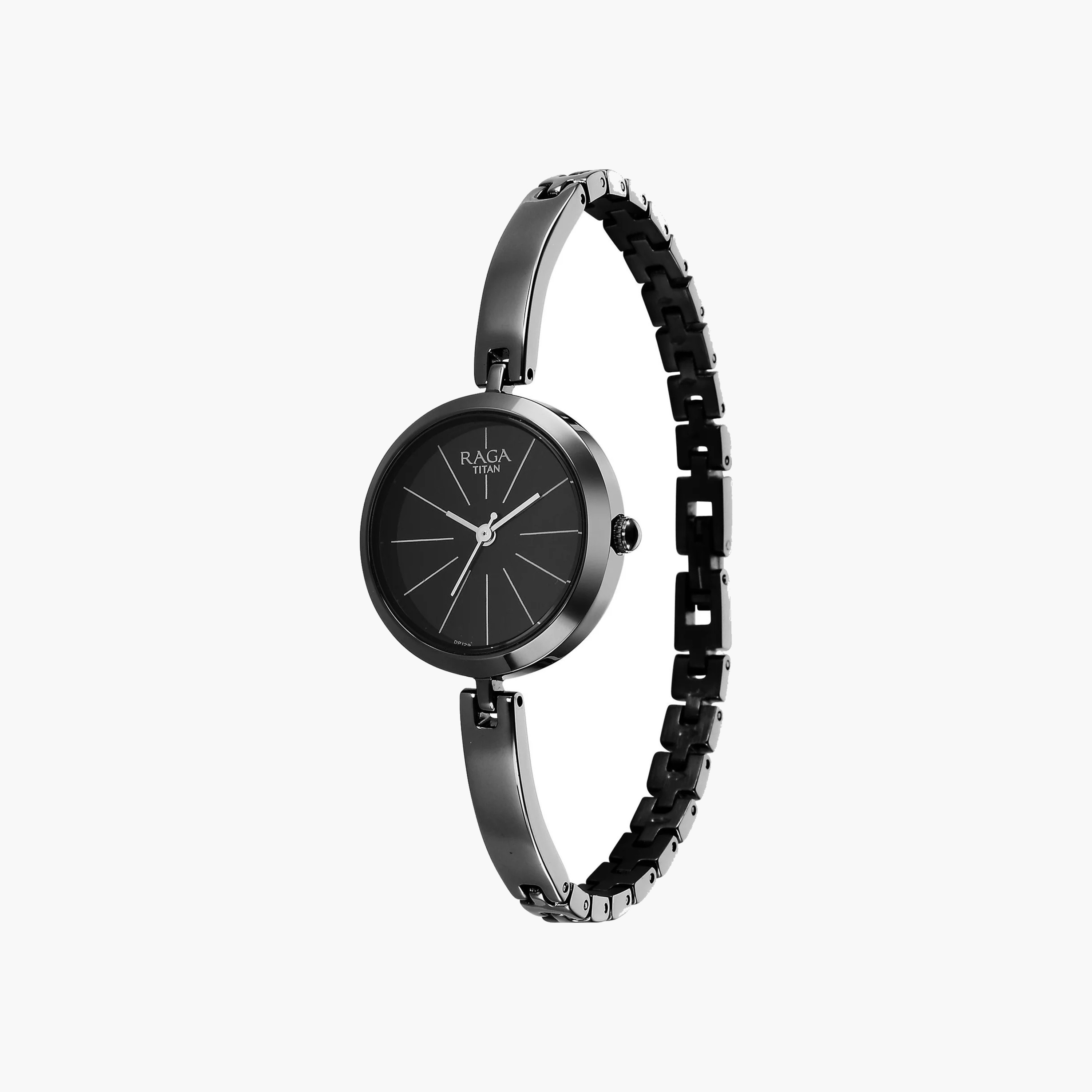 Titan Black Dial Bangle Watch-women-watchesandjewellery-watches-image-3