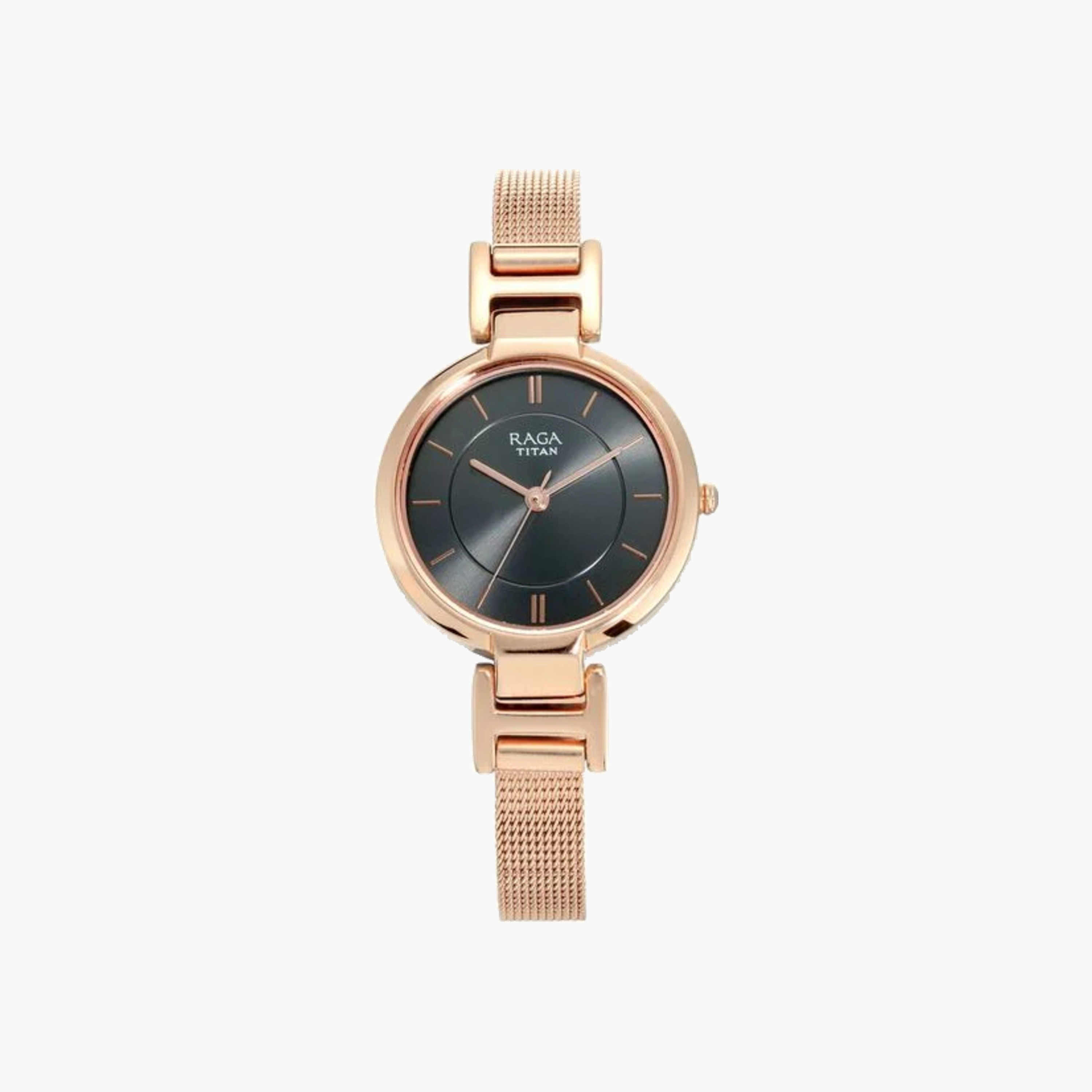 Titan Rose Gold Mesh Strap Watch-women-watchesandjewellery-watches-image-1