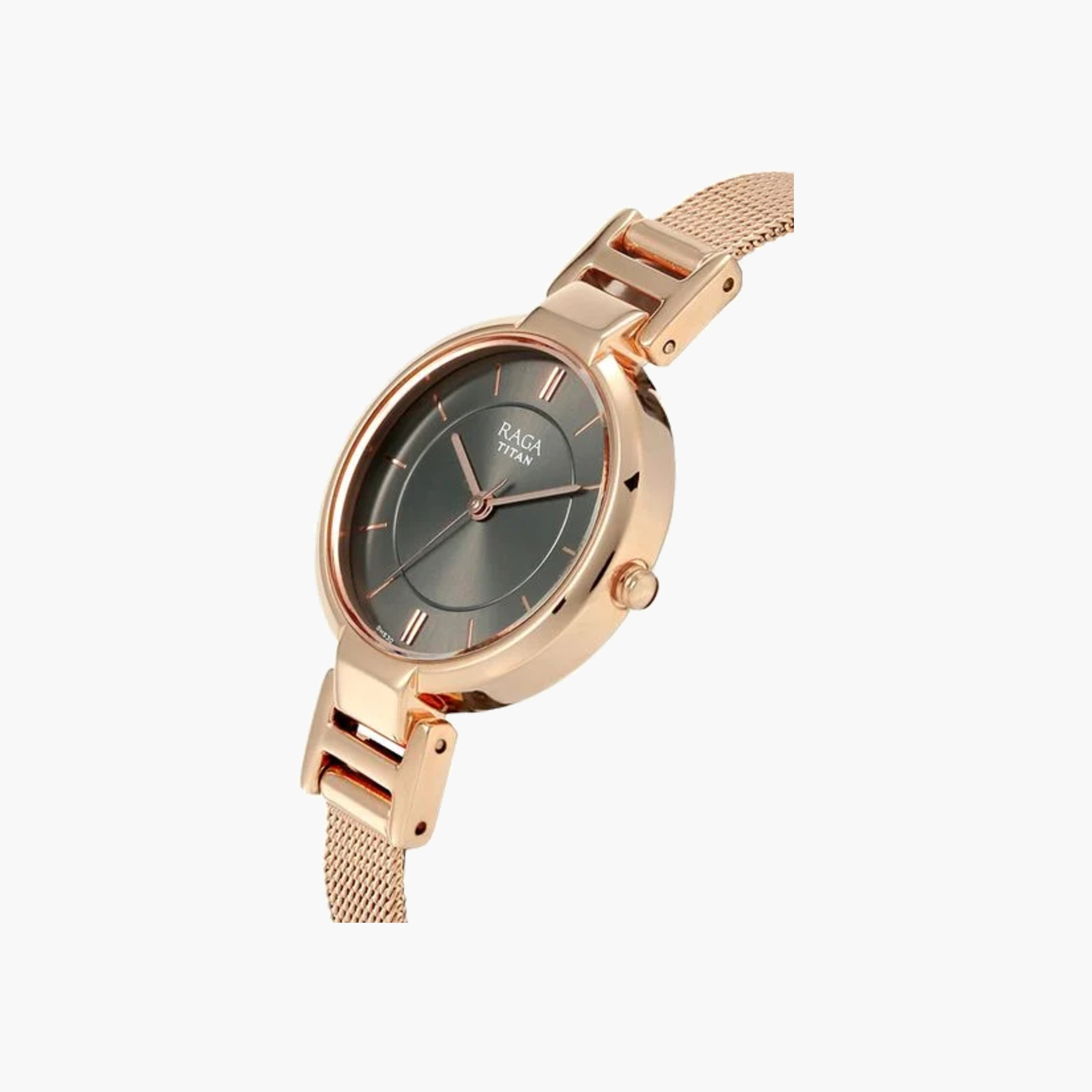 Titan Rose Gold Mesh Strap Watch-women-watchesandjewellery-watches-image-3