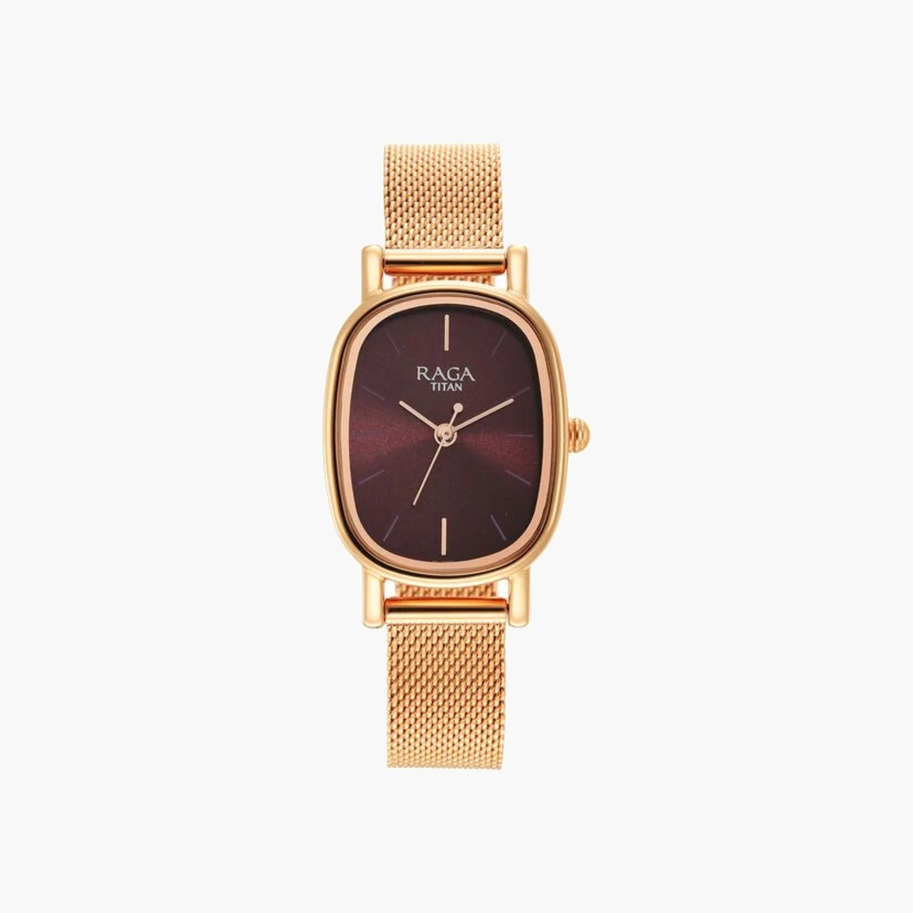 Titan Oval Dial Mesh Strap Watch-women-watchesandjewellery-watches-image-1
