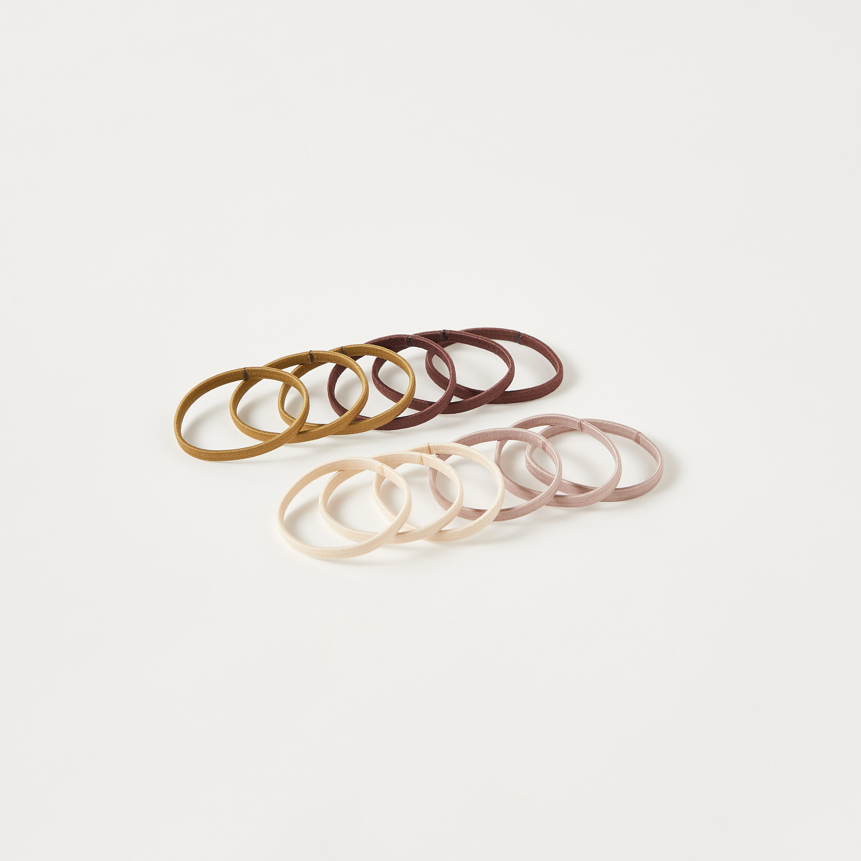 ربطات شعر مطاطية سادة - طقم من 12 قطعة-women-hairaccessories-scrunchies-image-2
