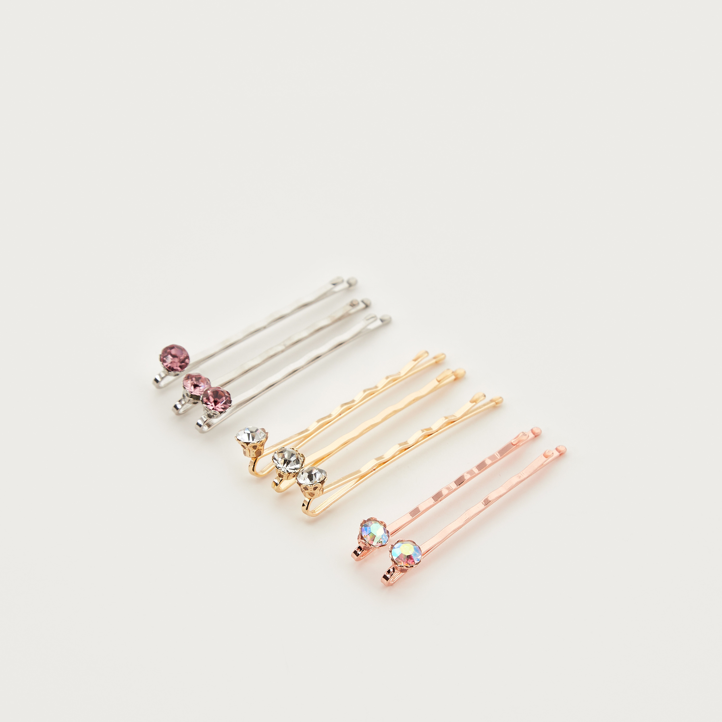 Embellished Hair Pin - Set of 8-women-hairaccessories-hairpins-image-1