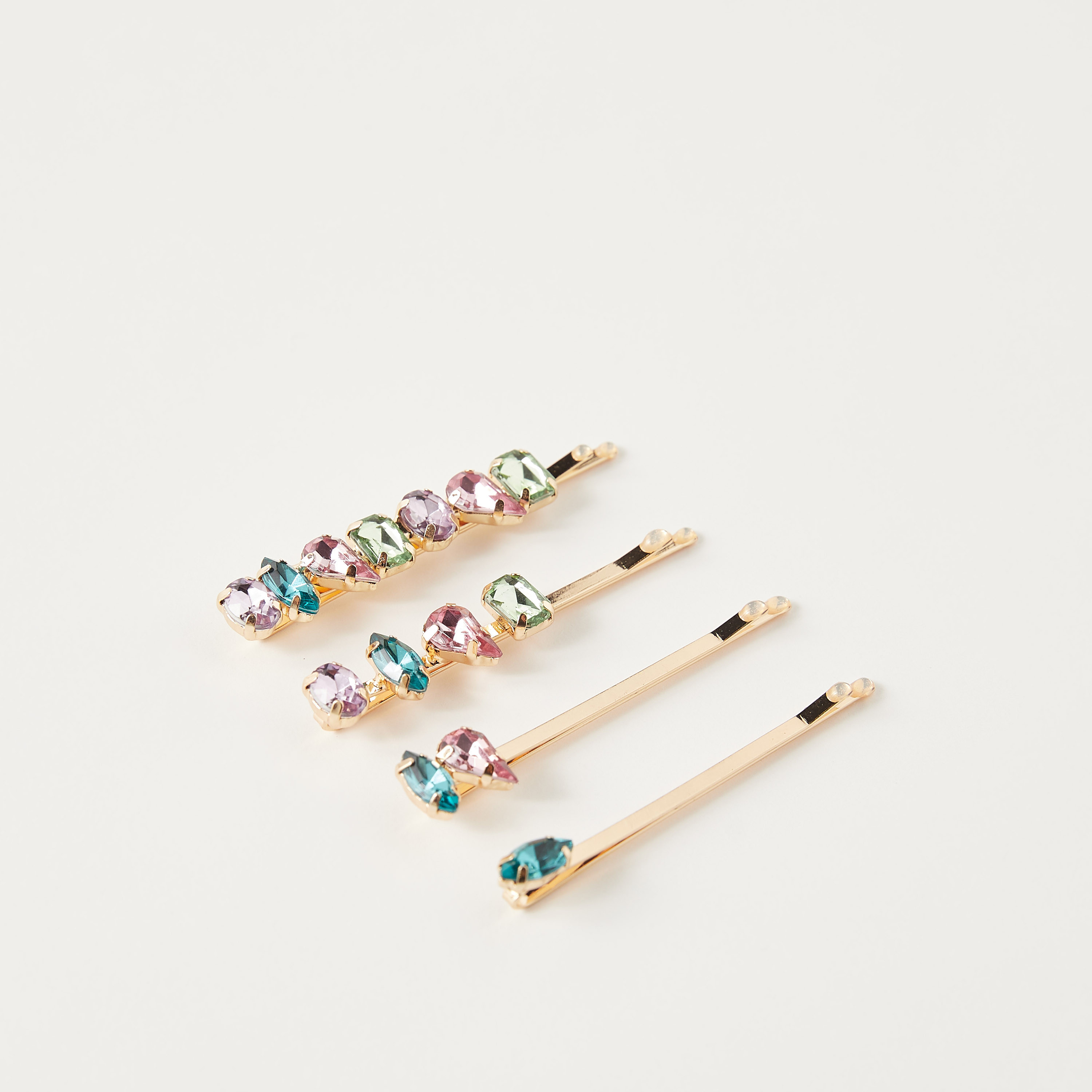 Embellished Hair Pin - Set of 4-women-hairaccessories-hairpins-image-1