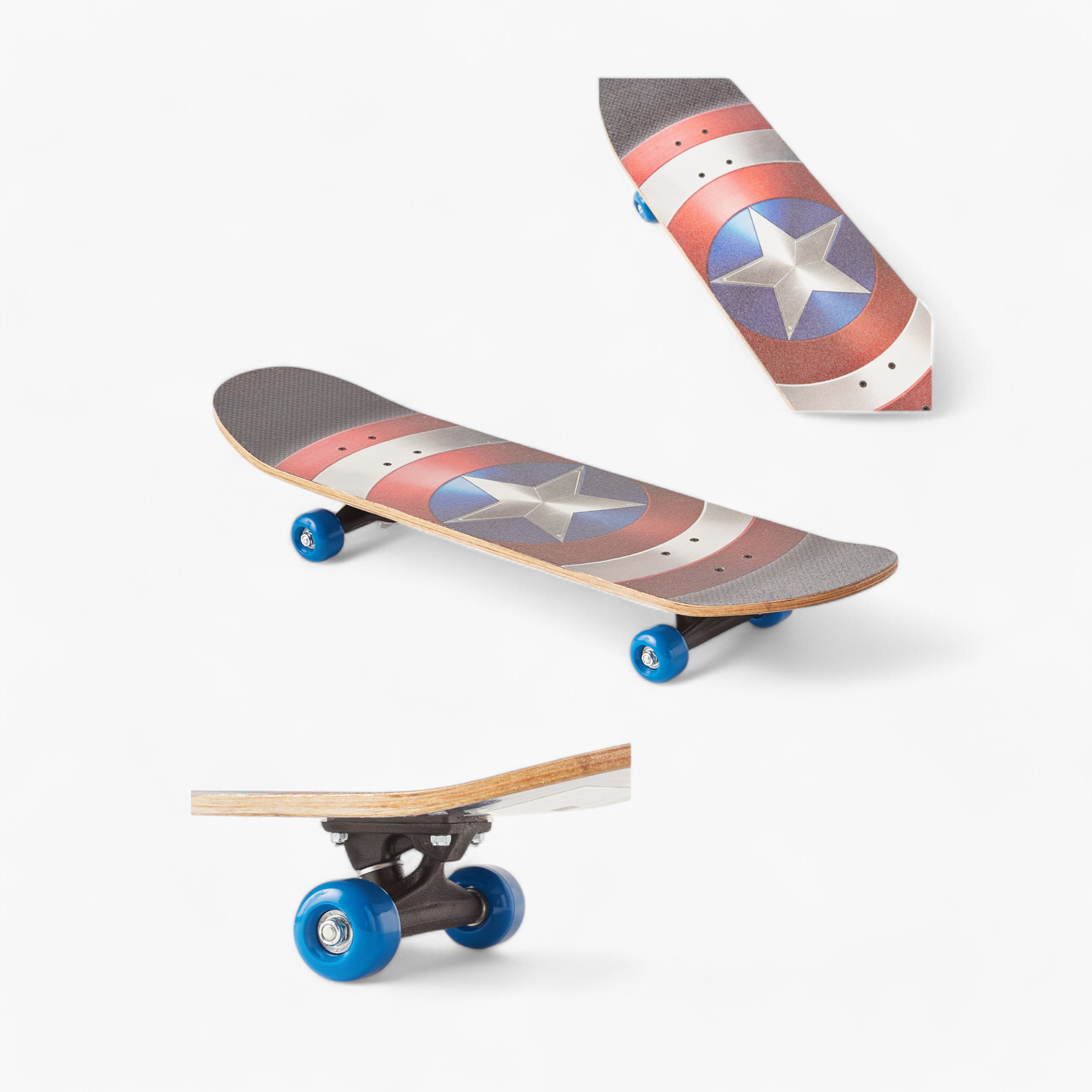 Mondo Captain America Print Skateboard-toys-outdoor-sports-image-1