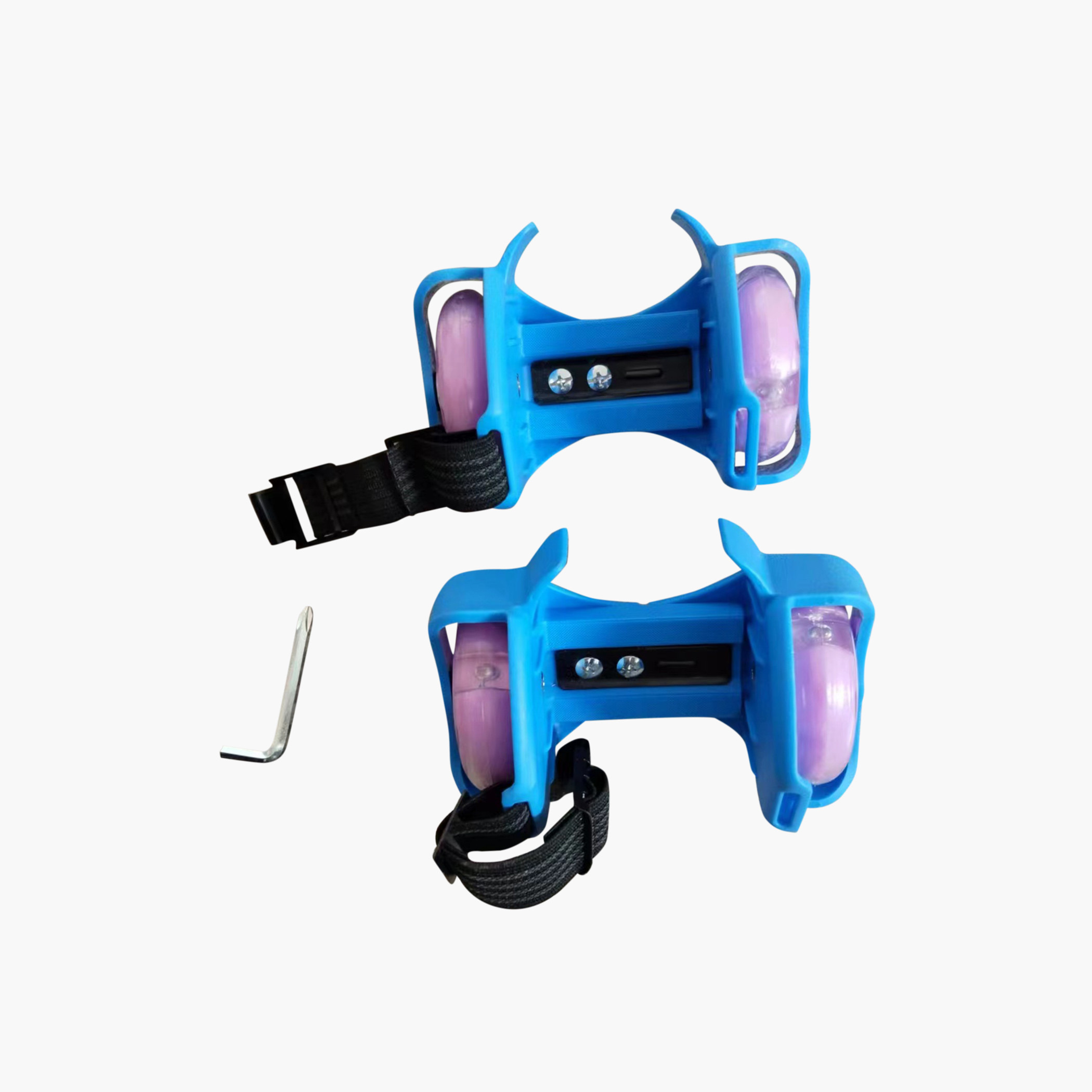 Juniors Solid 3-LED Flashing Roller Skates-toys-outdoor-sports-image-3