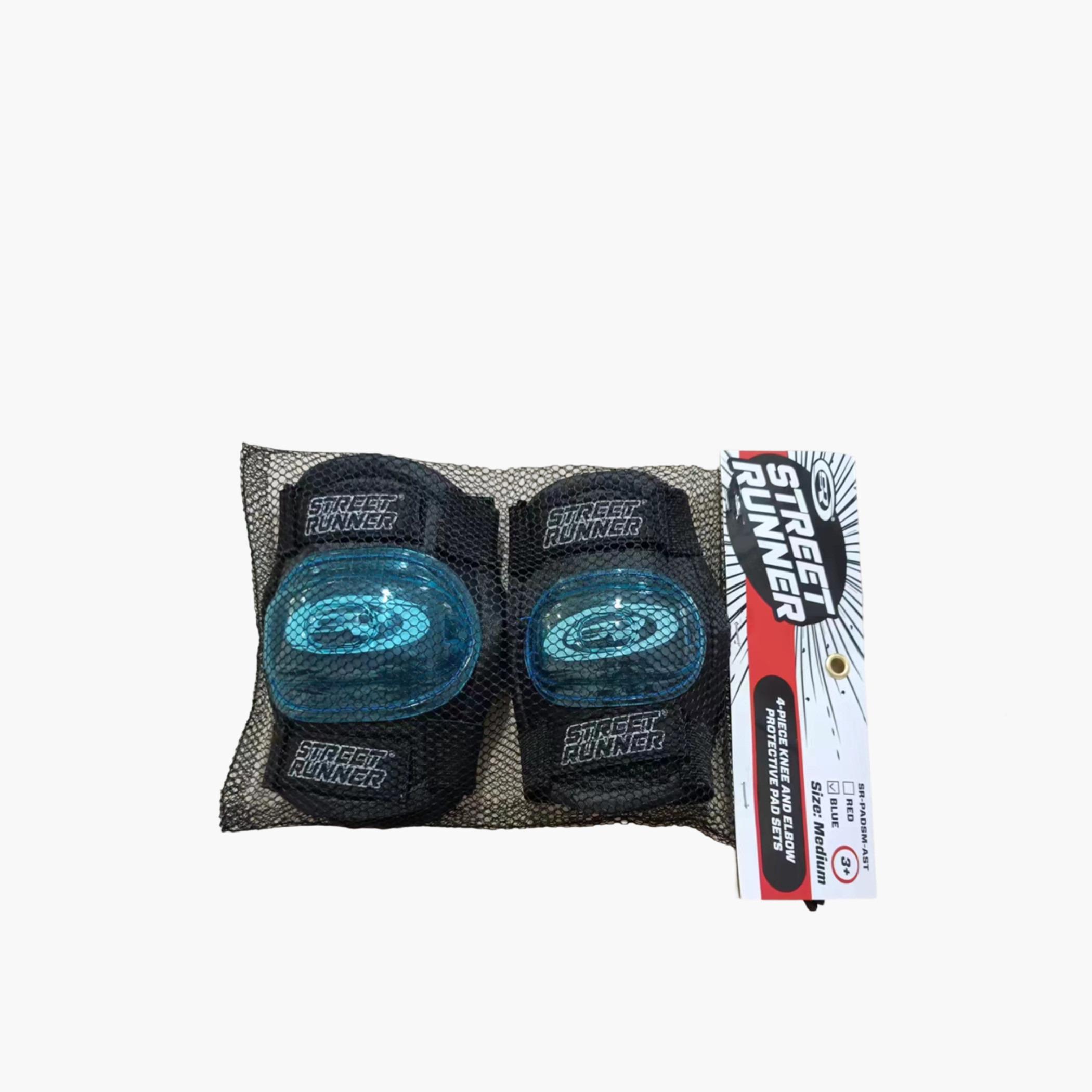 طقم واقيات شفافة 4 قطع من ستريت رانر-toys-outdoor-bikesandrideons-bikesafetyaccessories-image-3