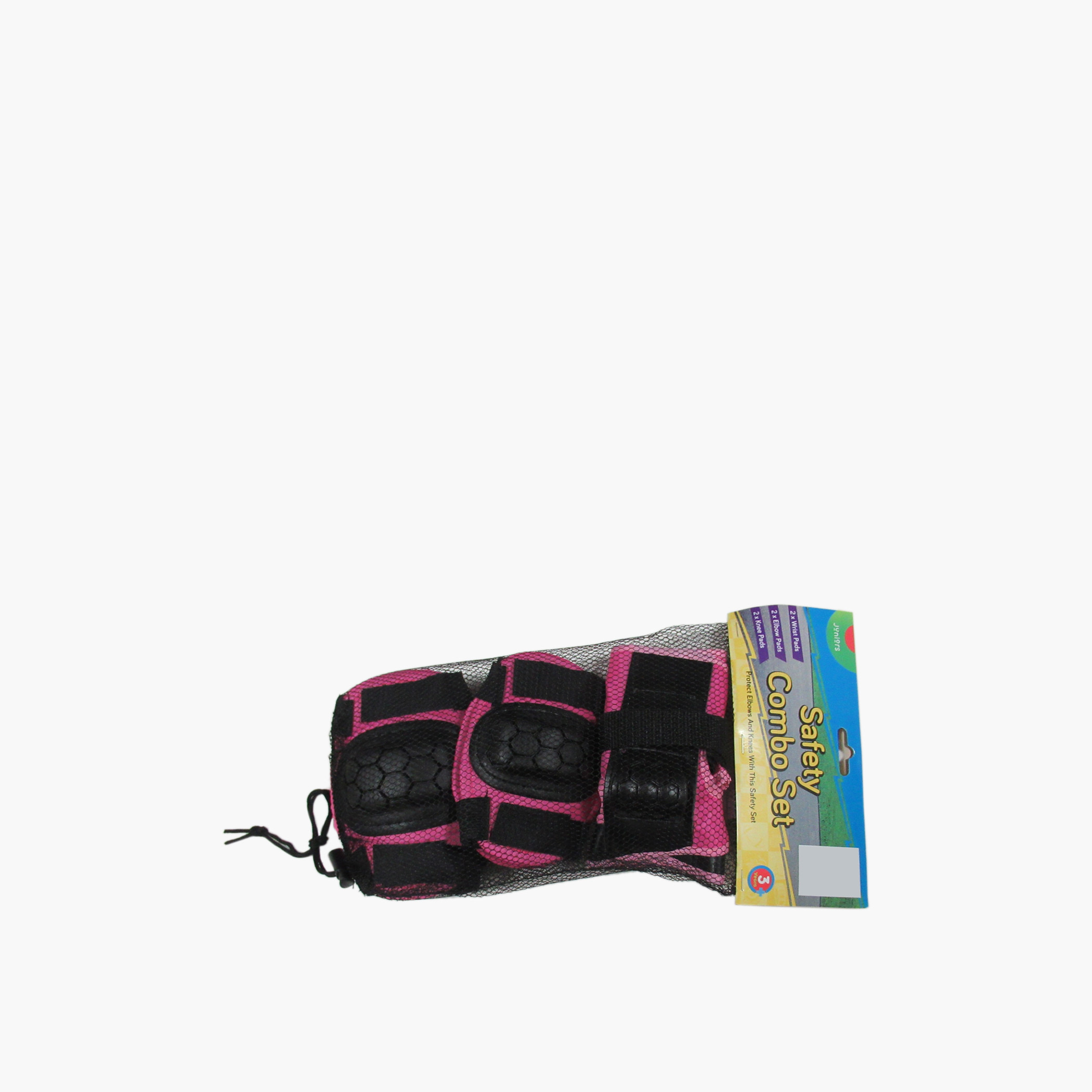 طقم وسادات واقية 6 قطع للركبة والكوع والمعصم من جونيورز-toys-outdoor-bikesandrideons-bikesafetyaccessories-image-4