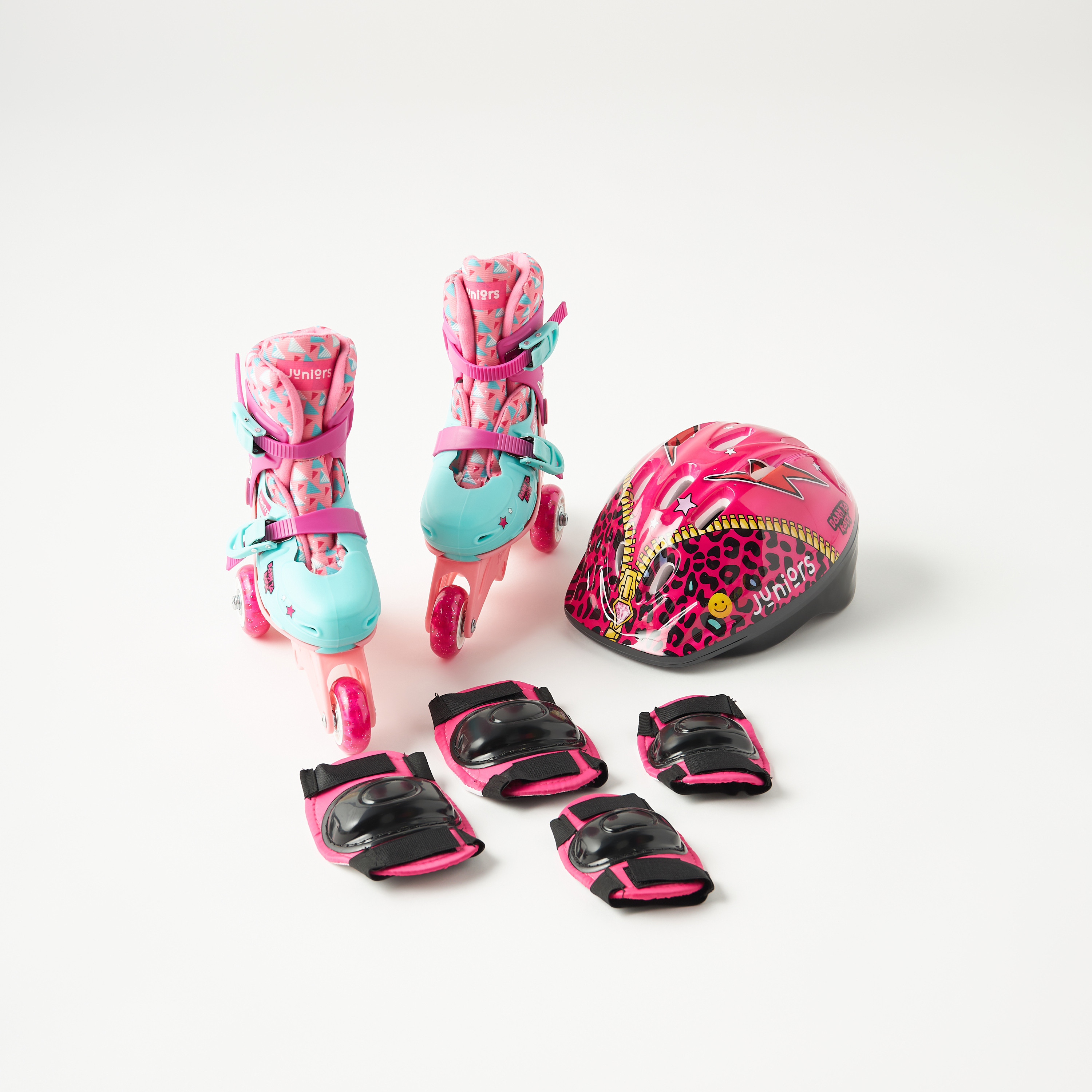 Juniors Adjustable Inline Skates with Helmet and Protection Pads-toys-outdoor-sports-image-2