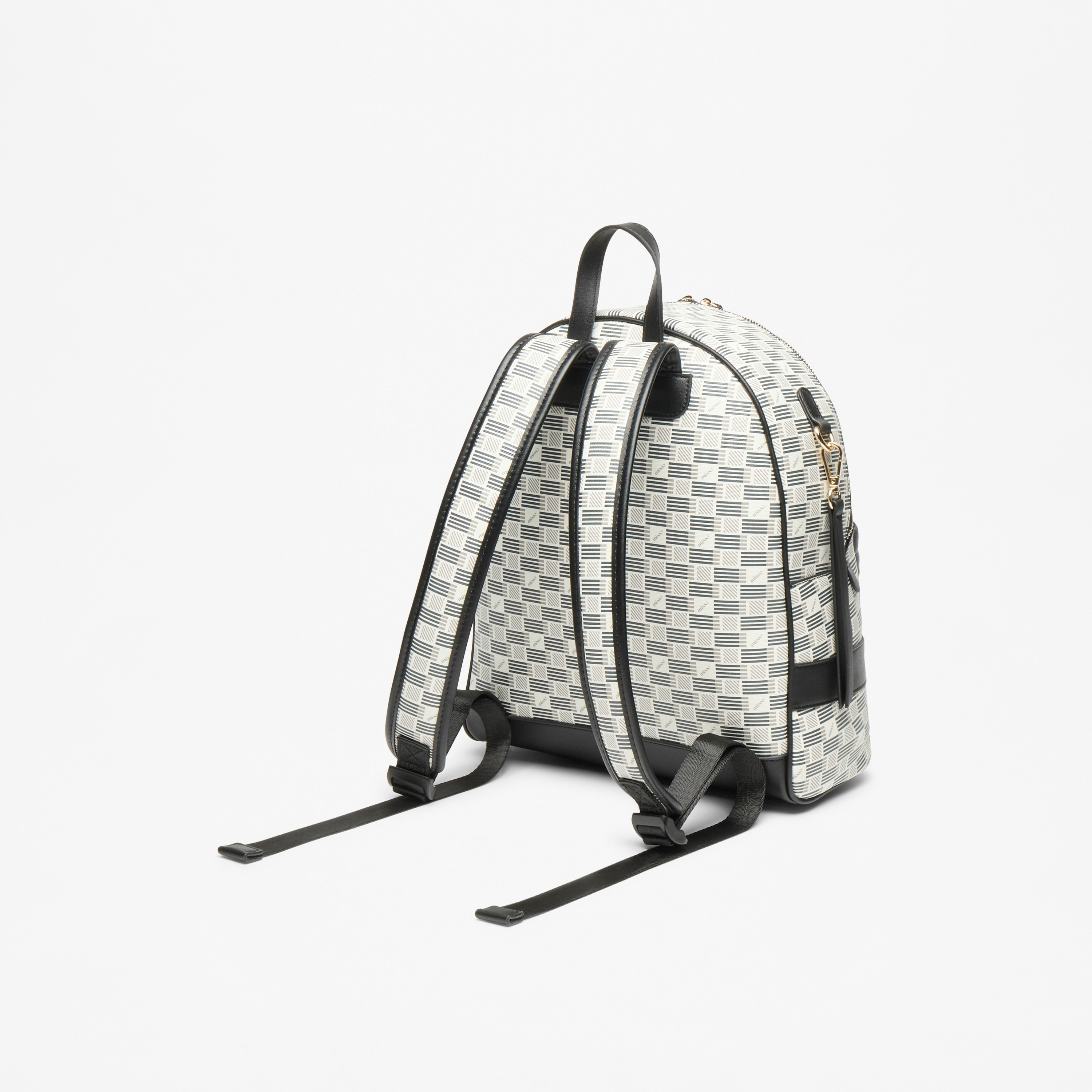 Missy Logo Detail Backpack with Zip Closure and Adjustable Shoulder Straps-women-bagsandwallets-backpacks-image-2