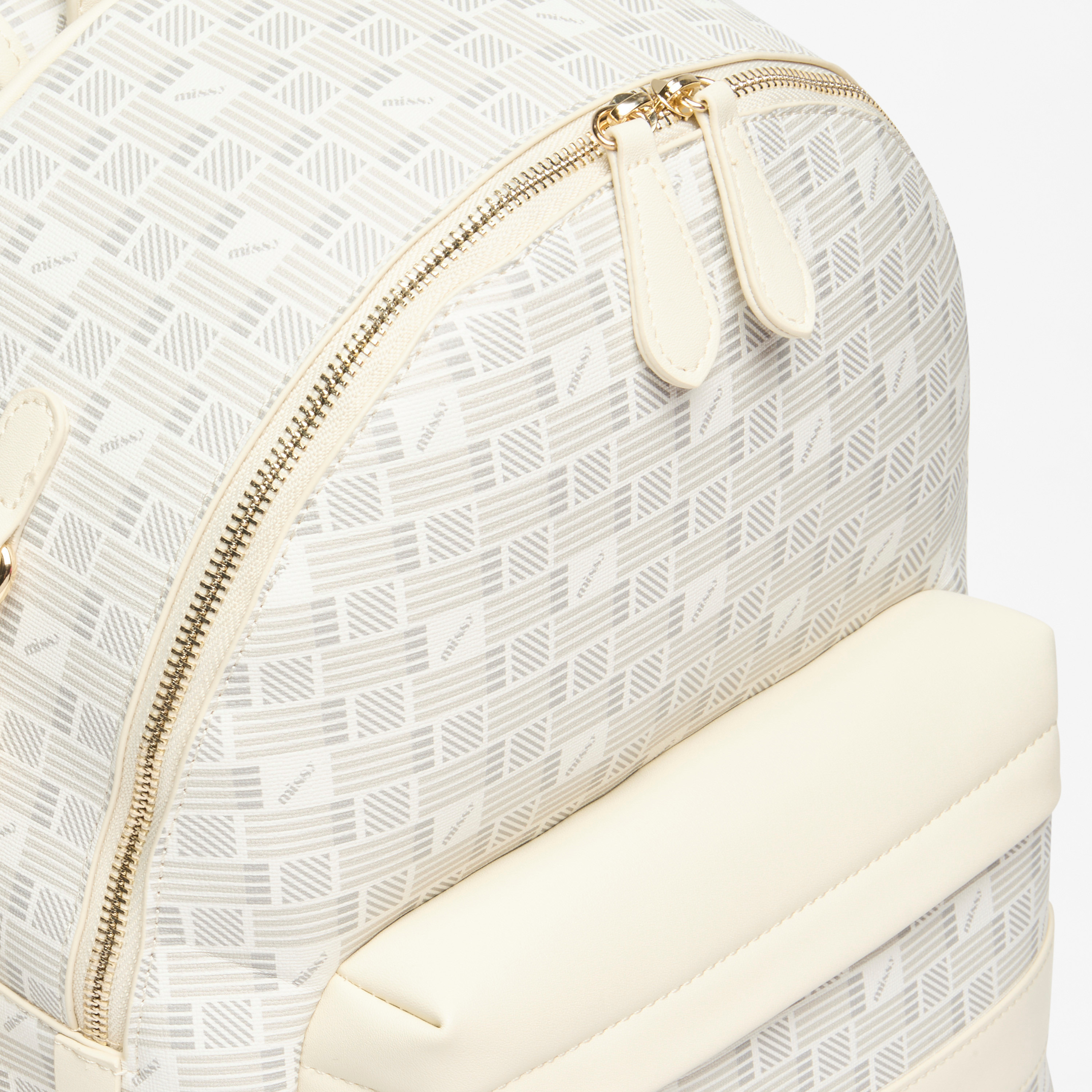 Missy Logo Detail Backpack with Zip Closure and Adjustable Shoulder Straps-women-bagsandwallets-backpacks-image-7