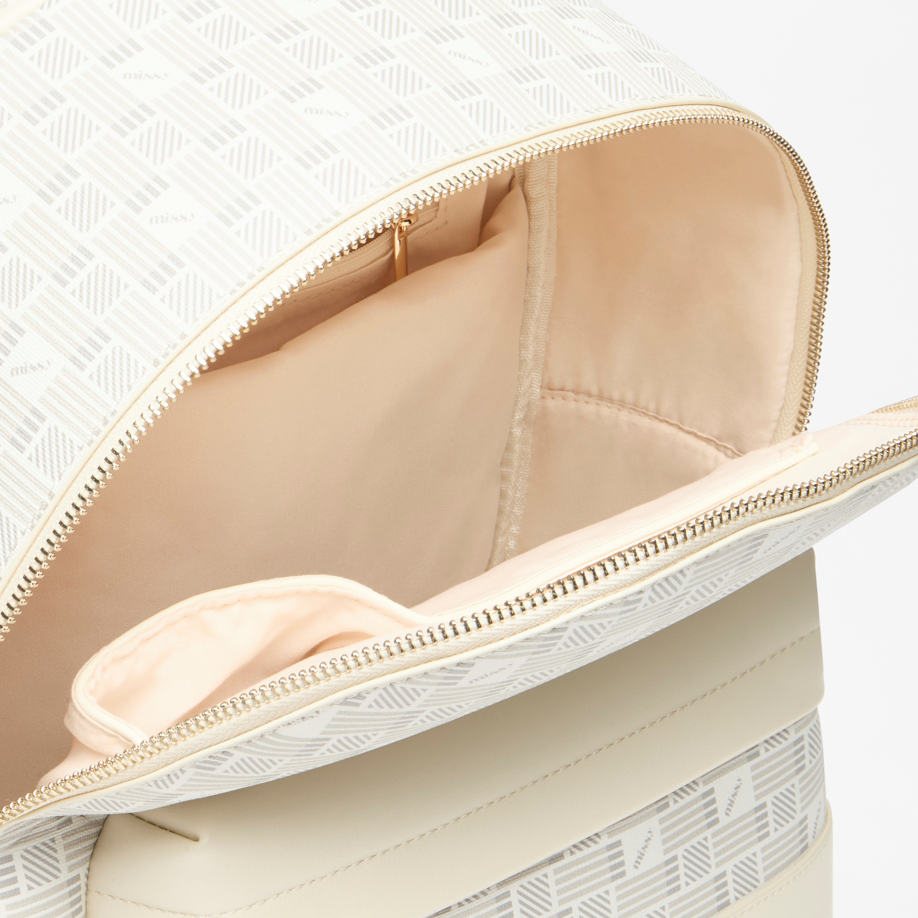 Missy Logo Detail Backpack with Zip Closure and Adjustable Shoulder Straps-women-bagsandwallets-backpacks-image-8
