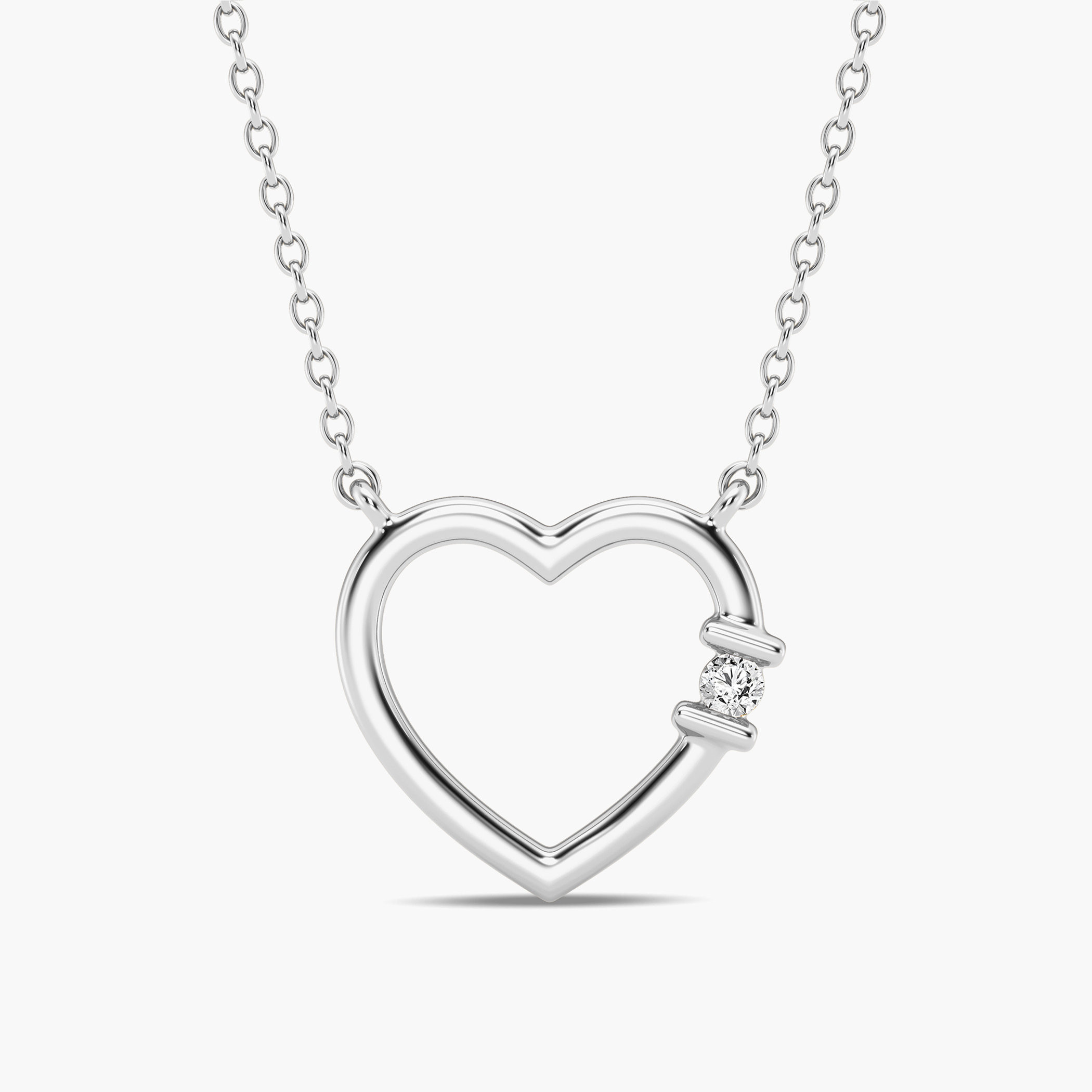 Diamond heart sale chain