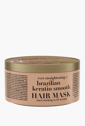 OGX Brazilian Keratin Smooth Hair Mask - 300 ml-lsbeauty-haircare-hairtreatments-hairmasksandcreams-3