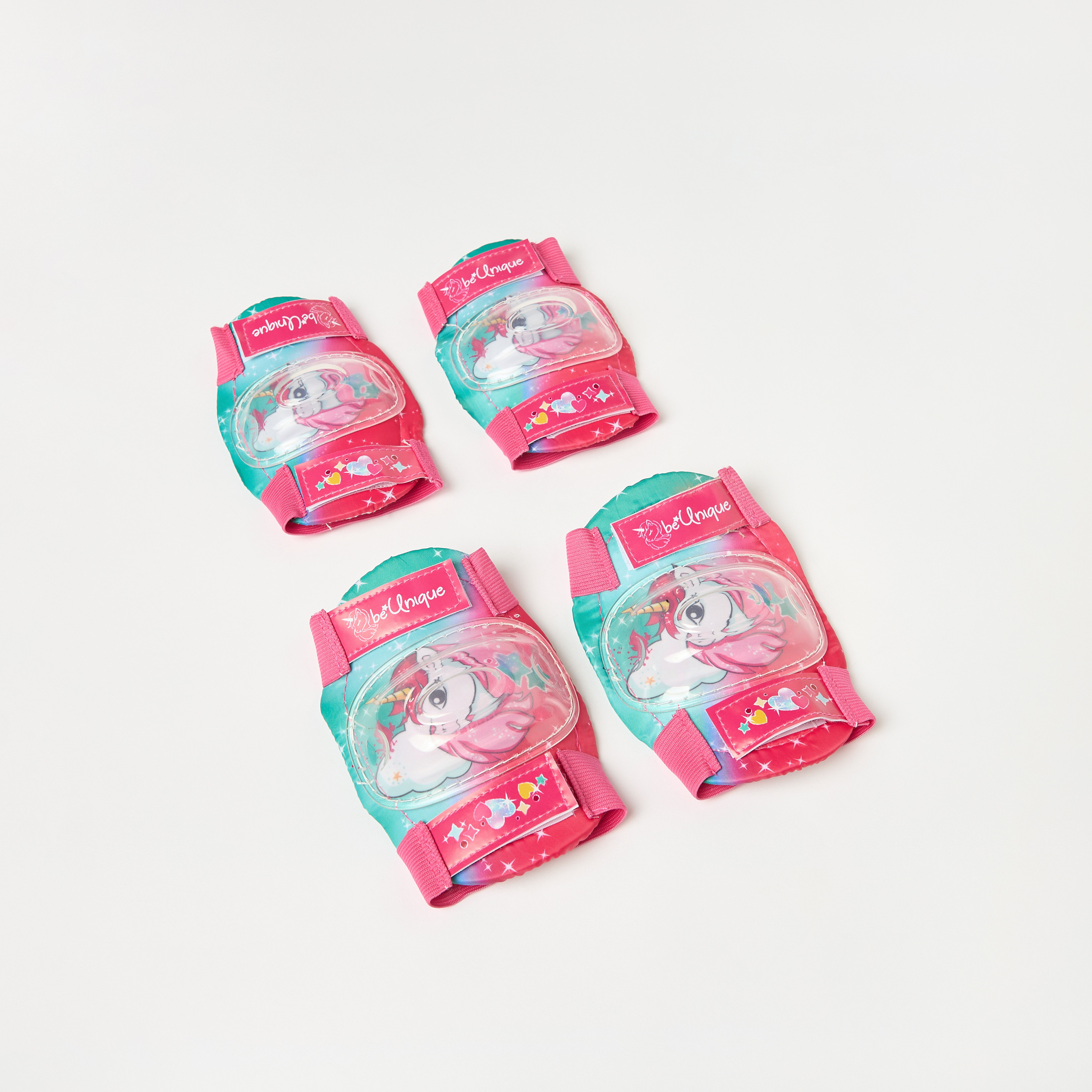 Mondo Unicorn Print Roller Skates with Elbow and Knee Pads-toys-outdoor-sports-image-3