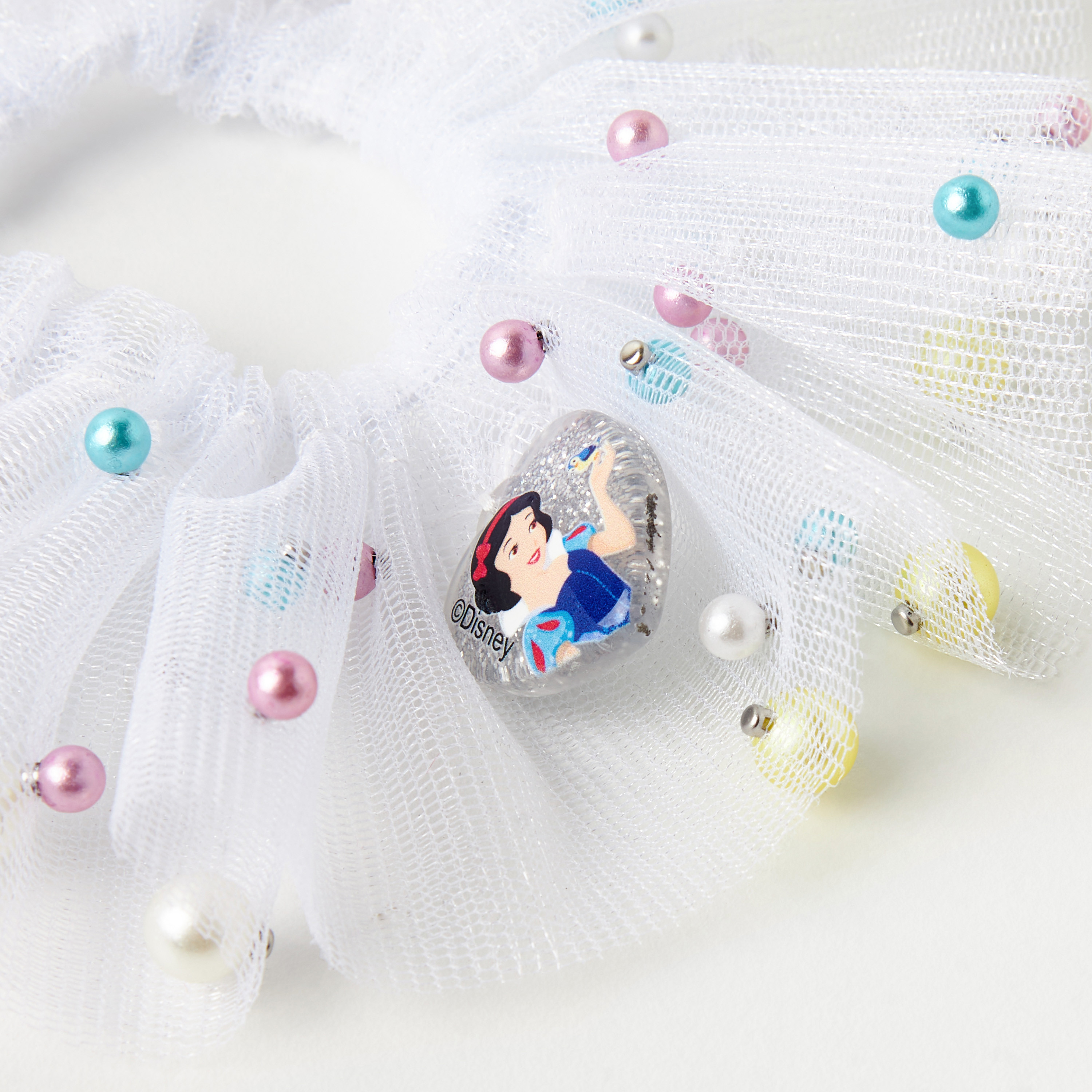Disney Snow White Embellished Scrunchie-girls-accessories-hairaccessories-image-3