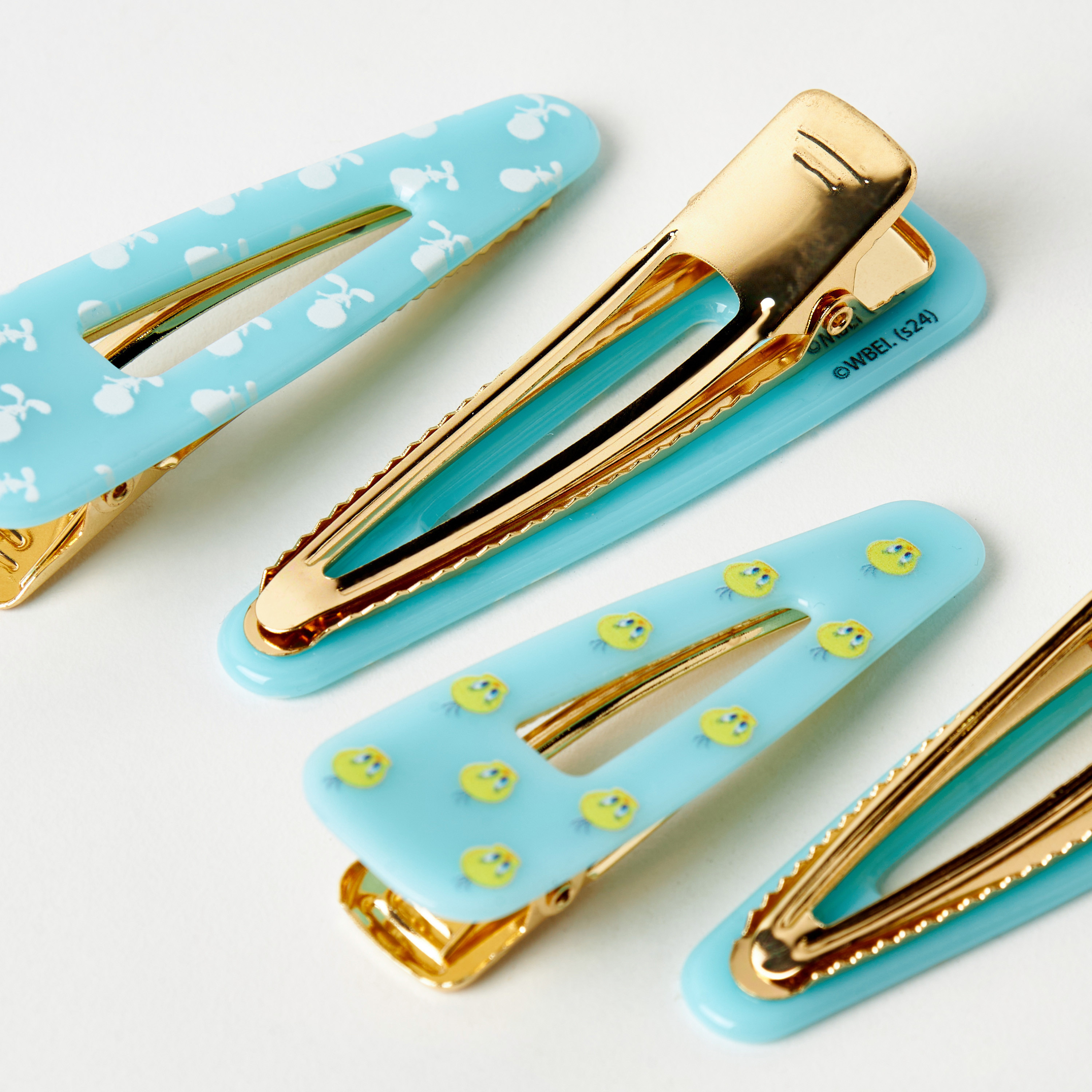 Tweety Print Hair Clip - Set of 4-girls-accessories-hairaccessories-image-2