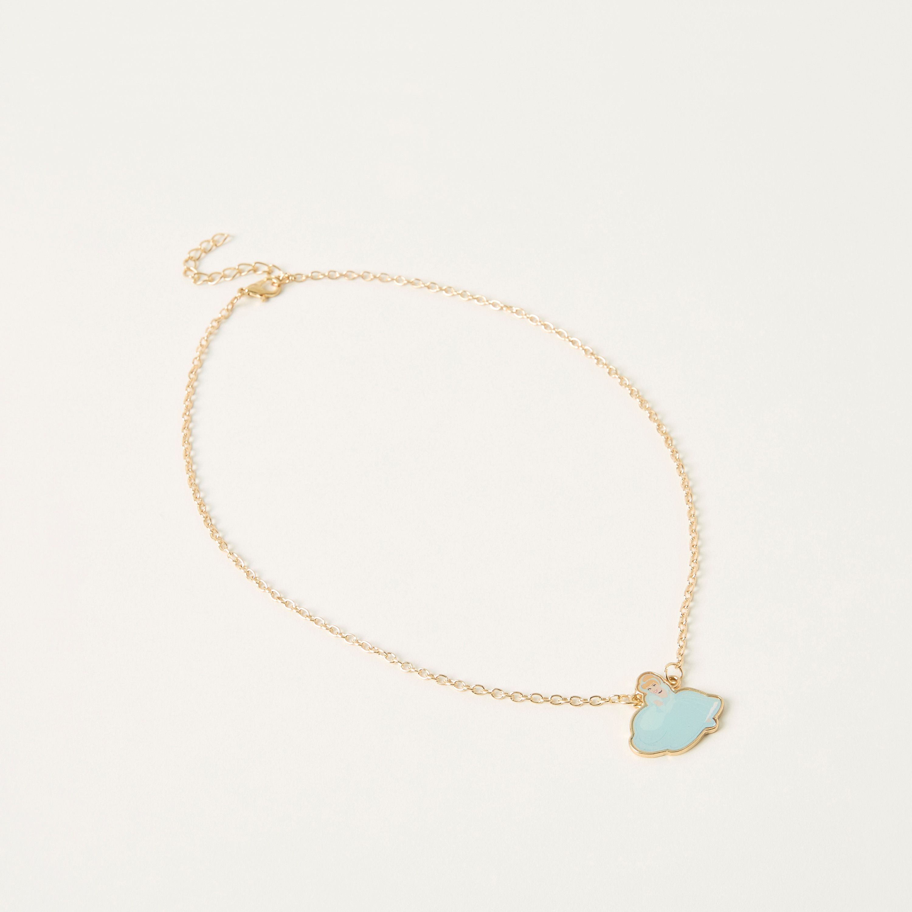 طقم عقد وحلق بطبعات برنسيس سندريلا من ديزني-girls-accessories-jewellery-image-2