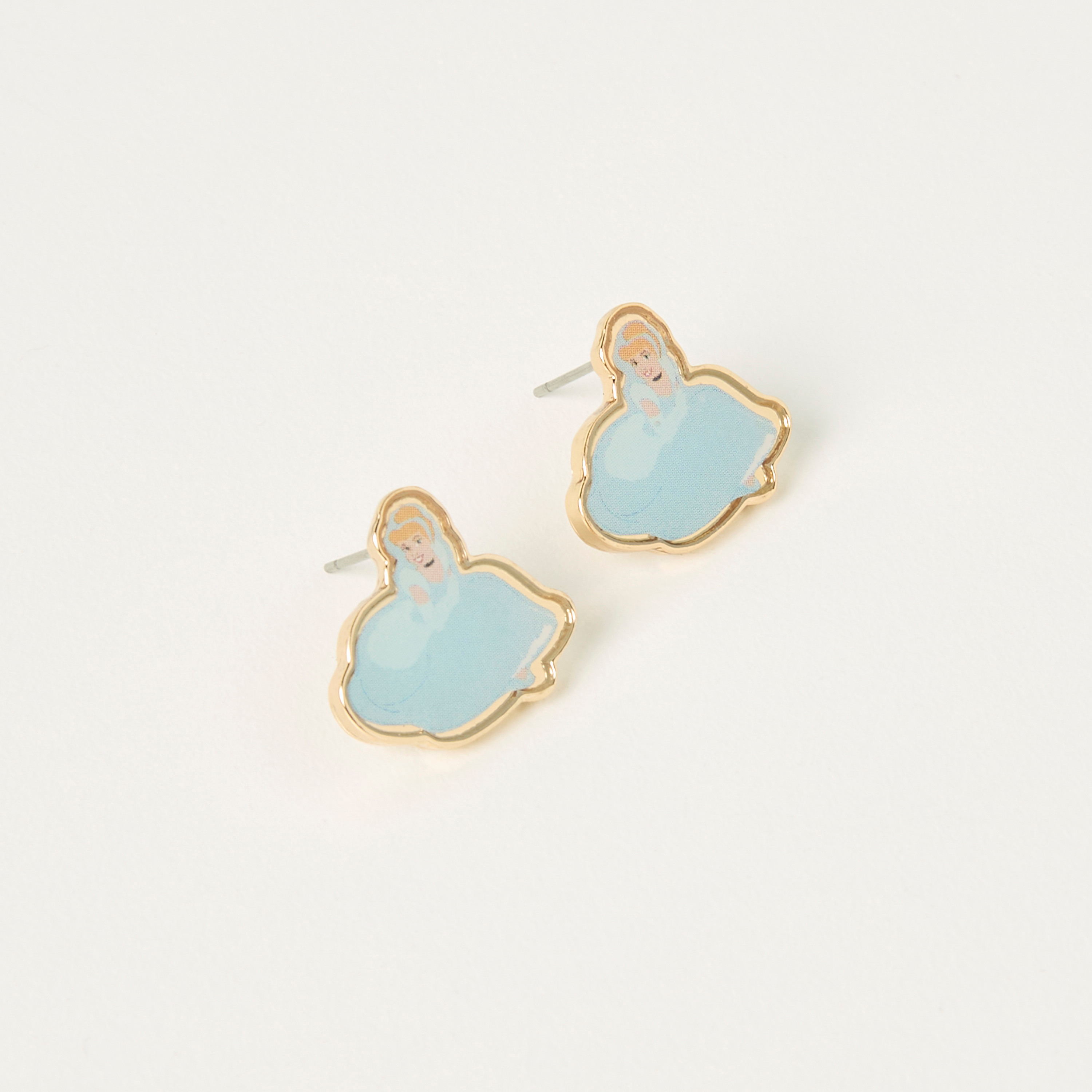 طقم عقد وحلق بطبعات برنسيس سندريلا من ديزني-girls-accessories-jewellery-image-3