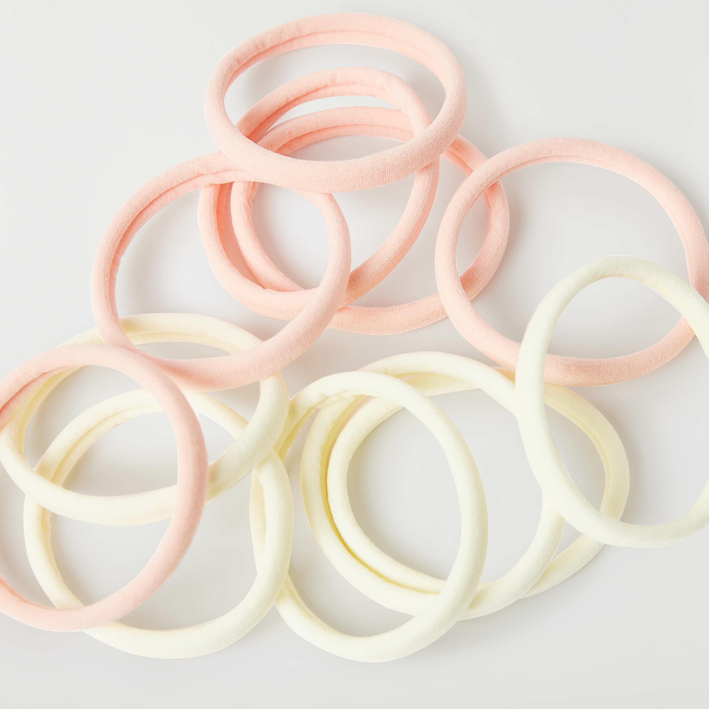 Charmz Solid Elasticated Hair Tie - Set of 12-girls-accessories-hairaccessories-image-3