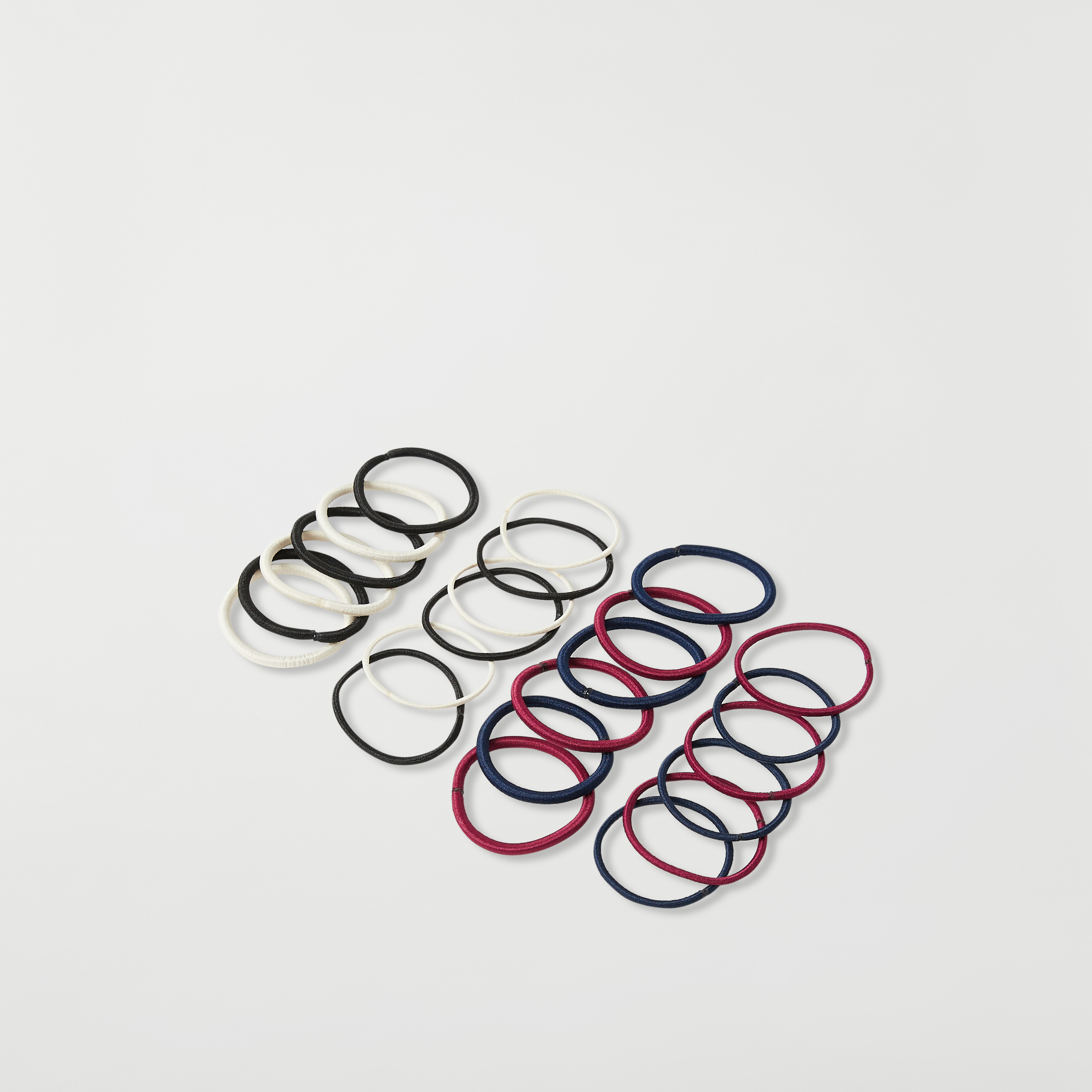 Charmz Solid Elasticated Hair Tie - Set of 24-girls-accessories-hairaccessories-image-1