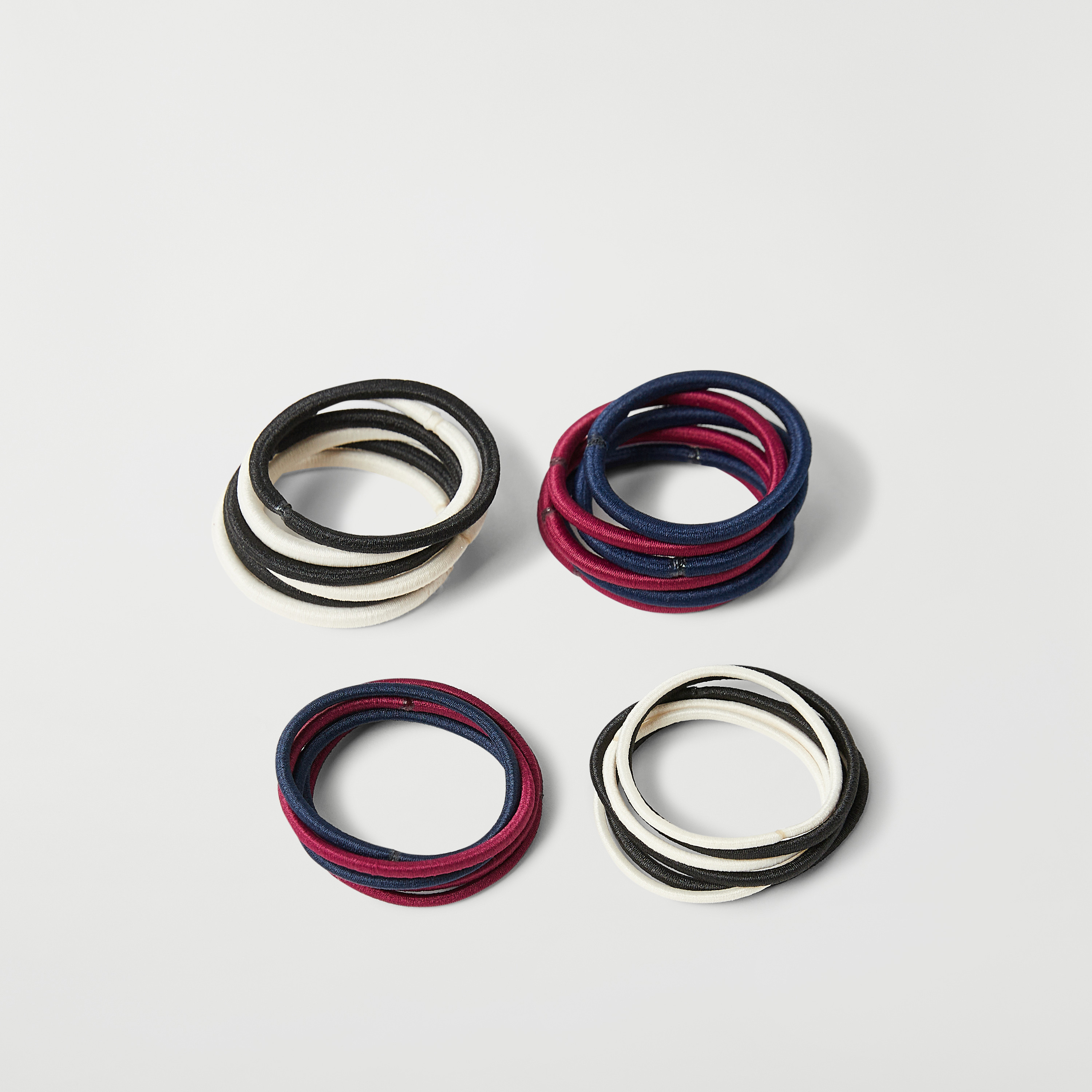 Charmz Solid Elasticated Hair Tie - Set of 24-girls-accessories-hairaccessories-image-2
