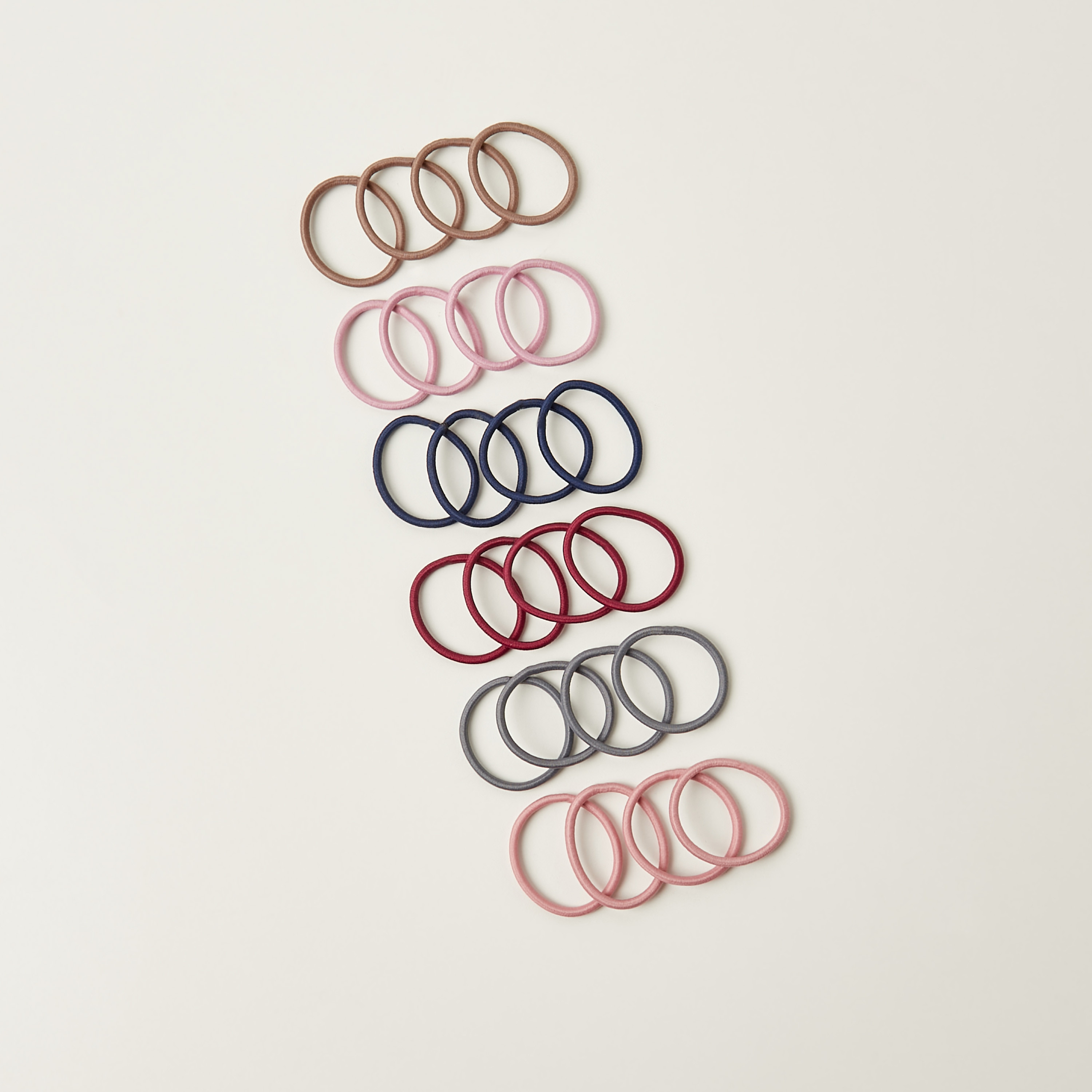 Charmz Solid Elasticated Hair Tie - Set of 24-girls-accessories-hairaccessories-image-2