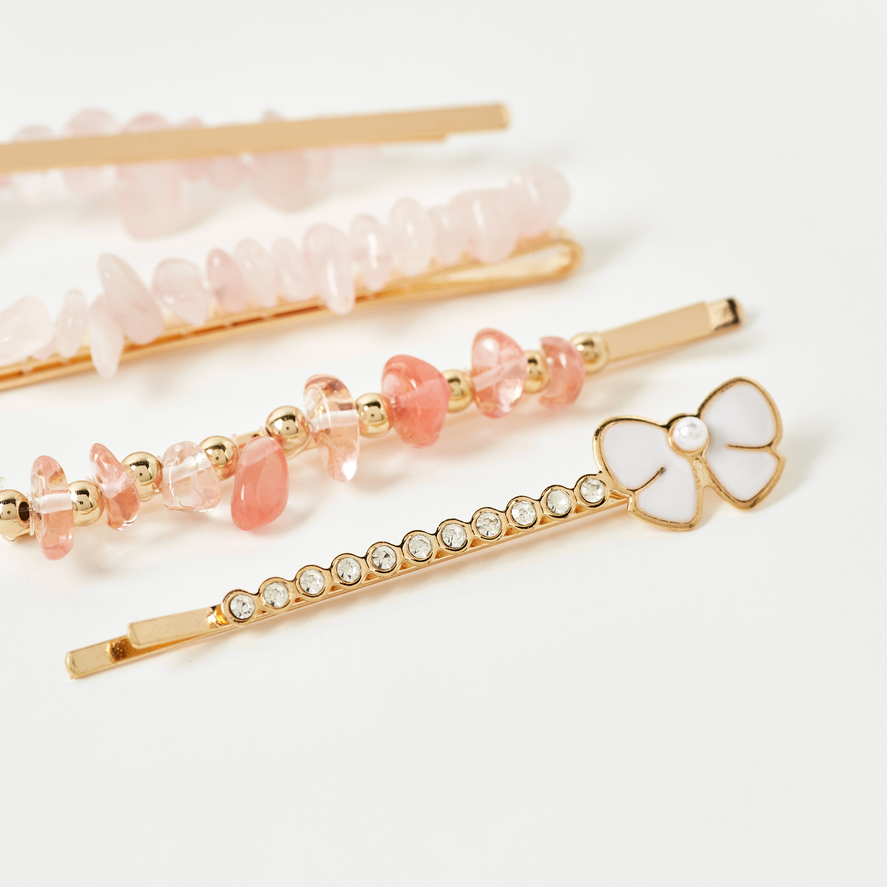 Charmz Embellished Hairpin - Set of 4-girls-accessories-hairaccessories-image-3