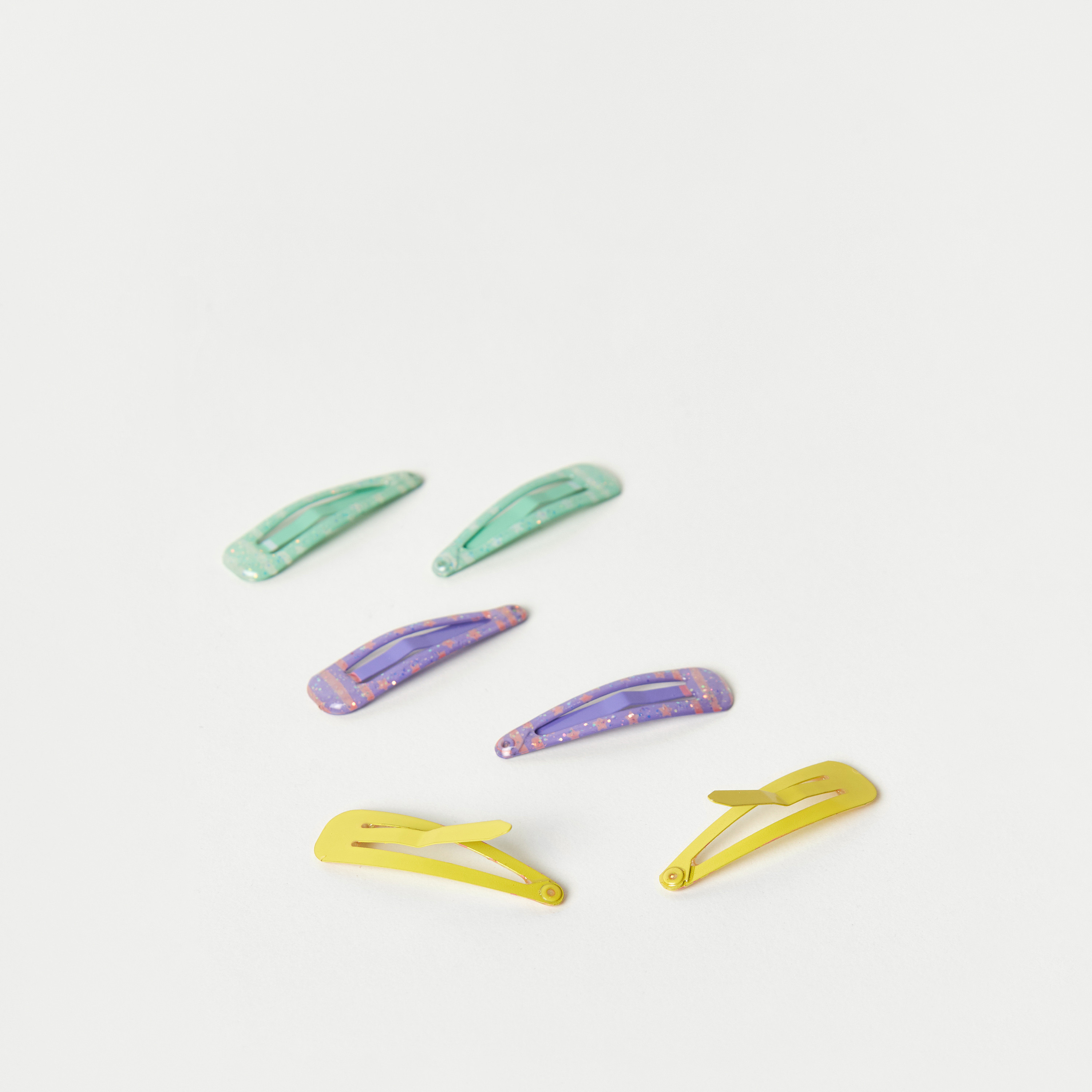Charmz Printed Hair Clip - Set of 6-girls-accessories-hairaccessories-image-2