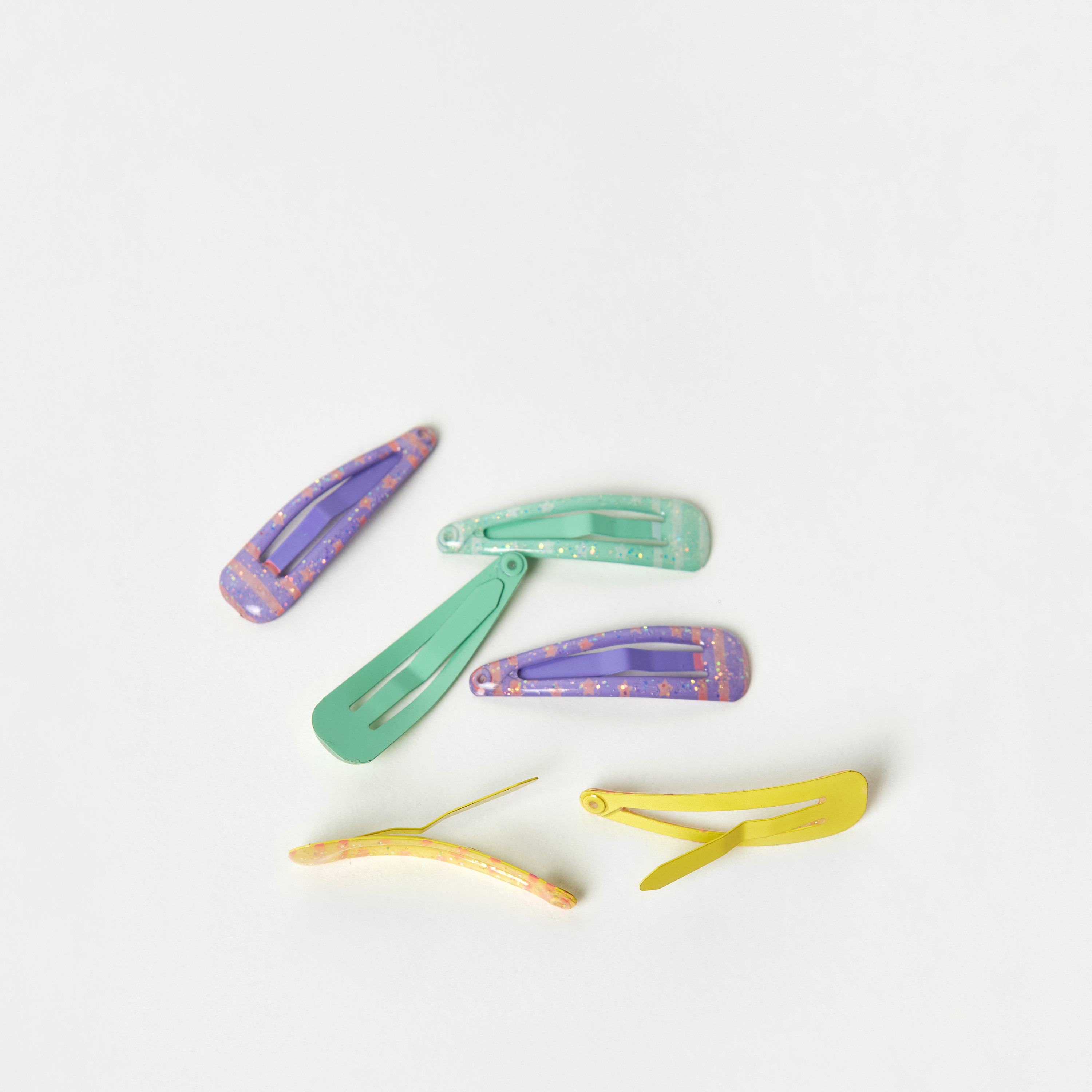 Charmz Printed Hair Clip - Set of 6-girls-accessories-hairaccessories-image-3