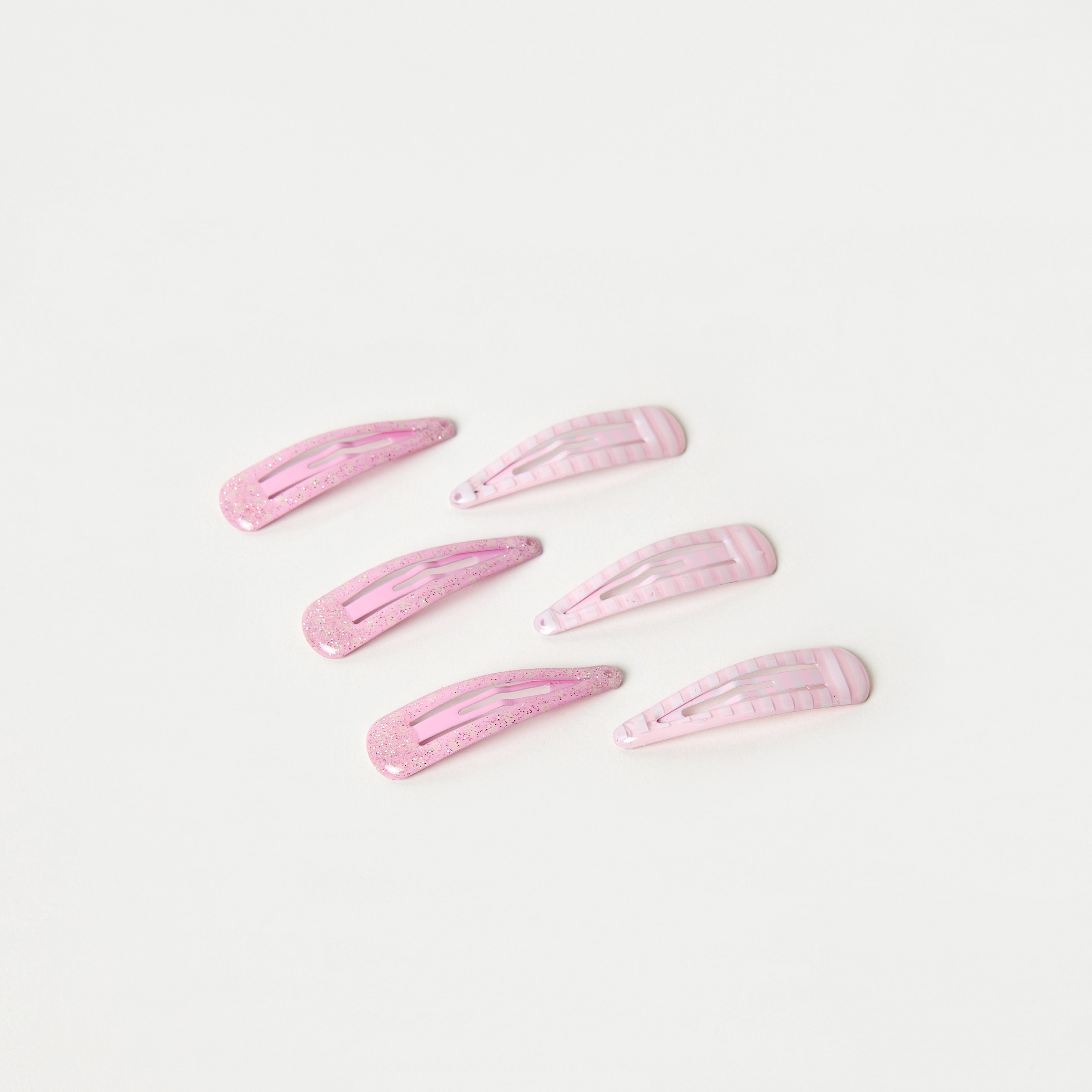 مشابك شعر متنوعة من تشارمز - مجموعة من 6 قطع-girls-accessories-hairaccessories-image-1