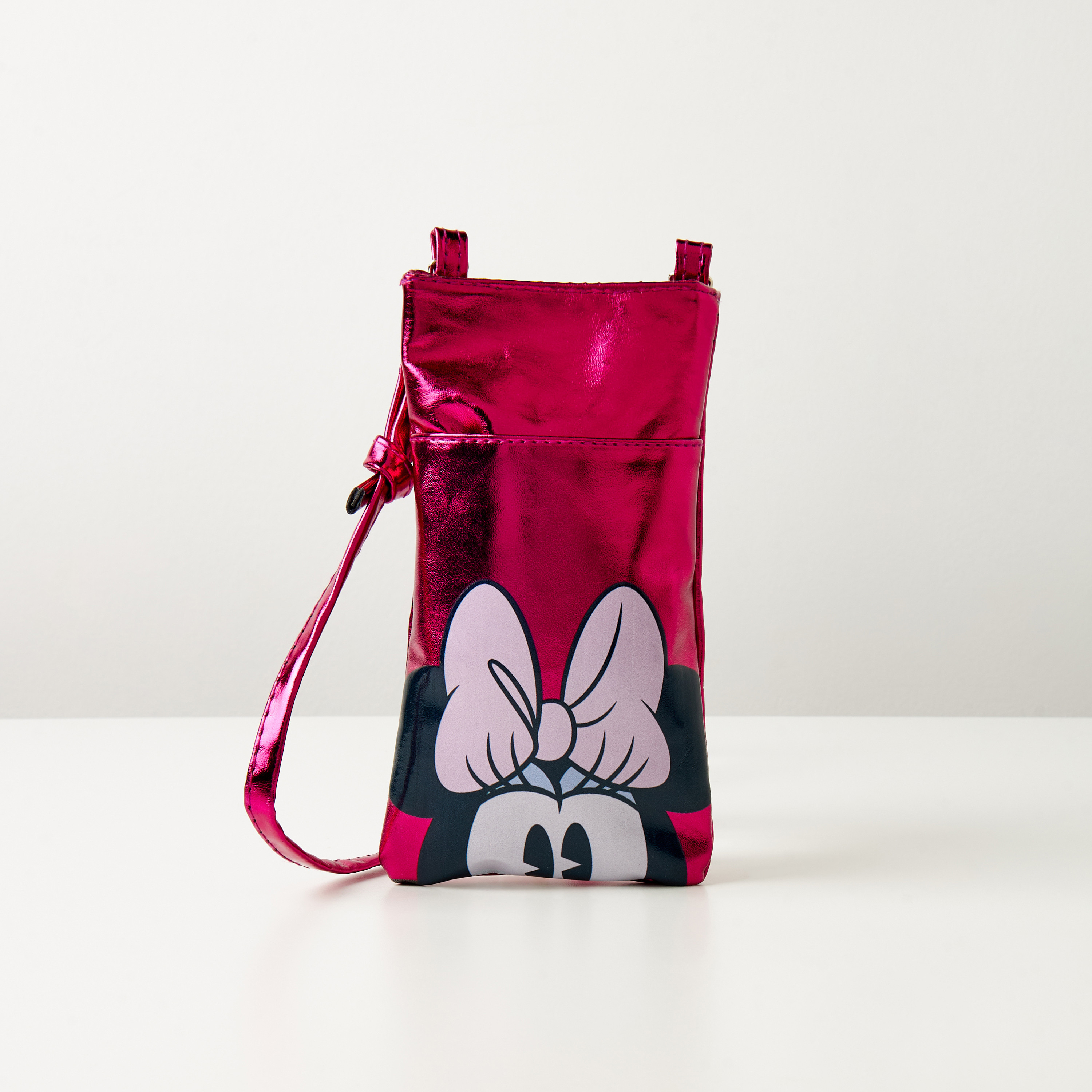 شنطة كروس بودي بزر إغلاق وطبعات ميني ماوس من ديزني-girls-accessories-bags-image-1