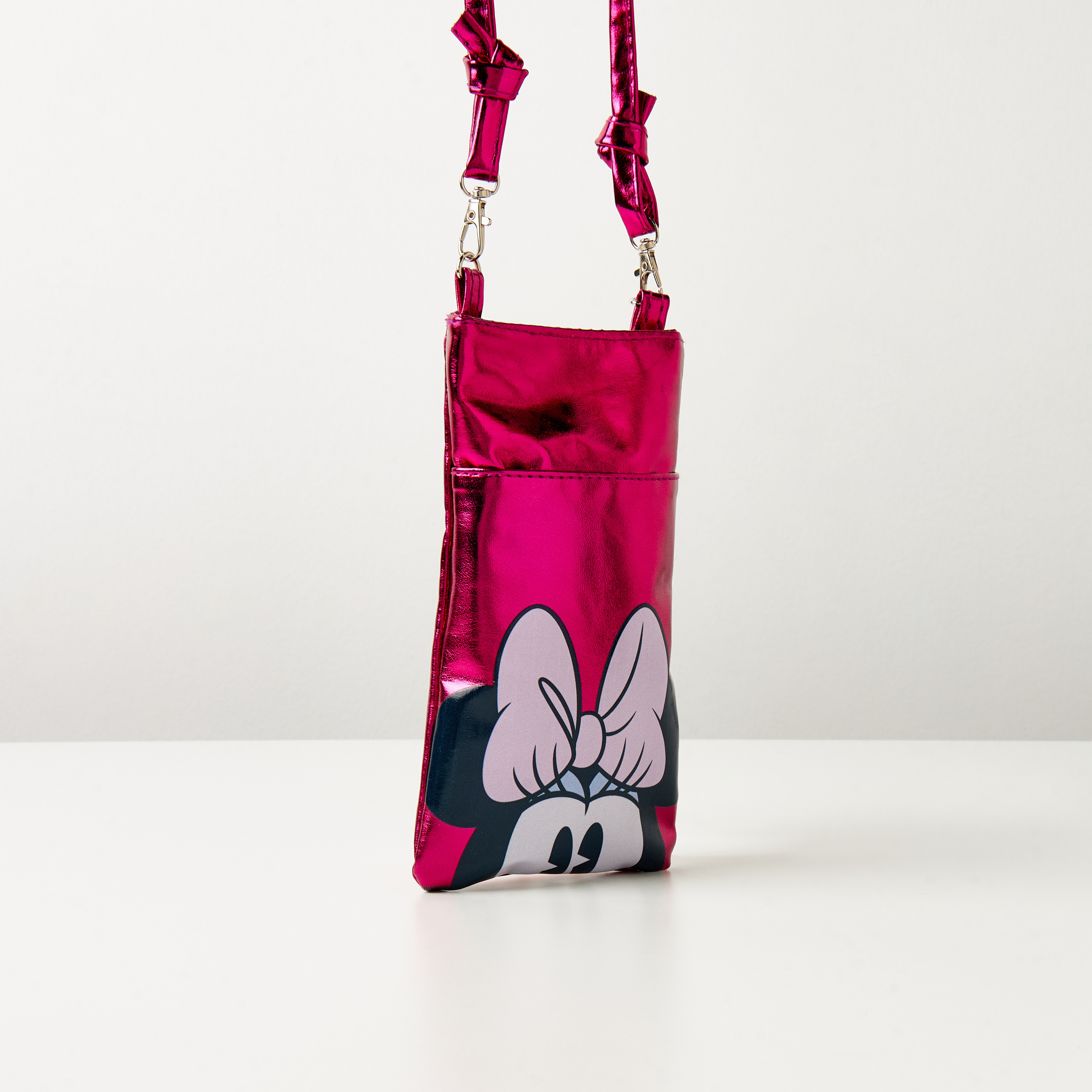 شنطة كروس بودي بزر إغلاق وطبعات ميني ماوس من ديزني-girls-accessories-bags-image-2