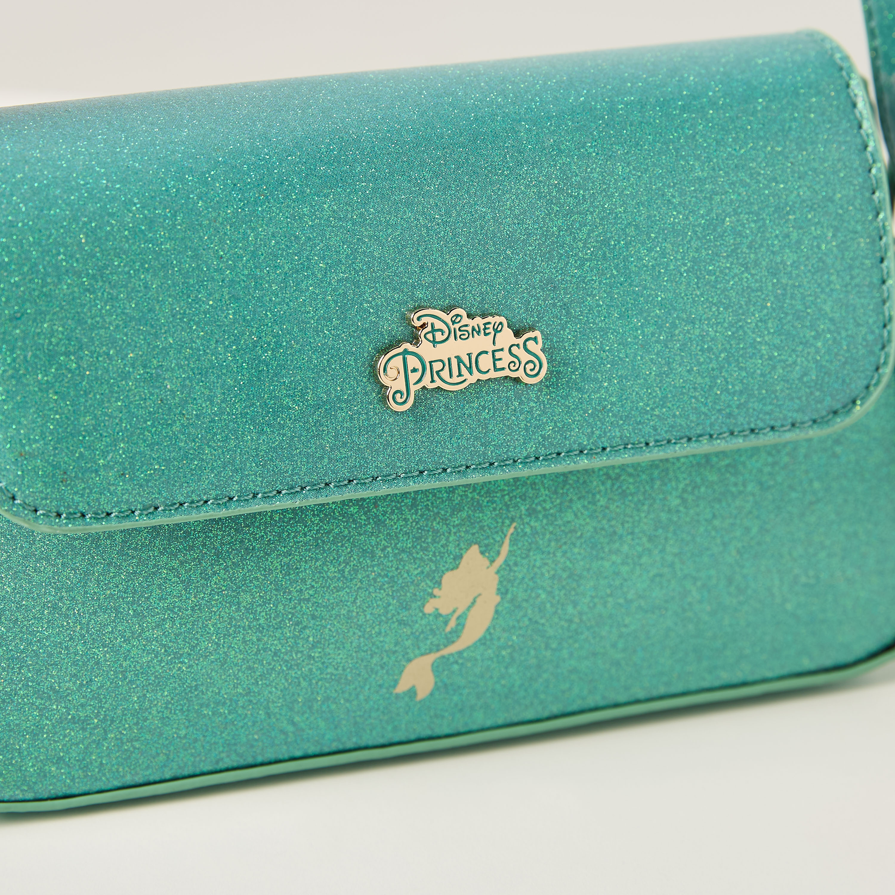 شنطة كروس بودي مزيّنة بالجليتر بحزام قابل للتعديل وزرإغلاق من ديزني-girls-accessories-bags-image-3