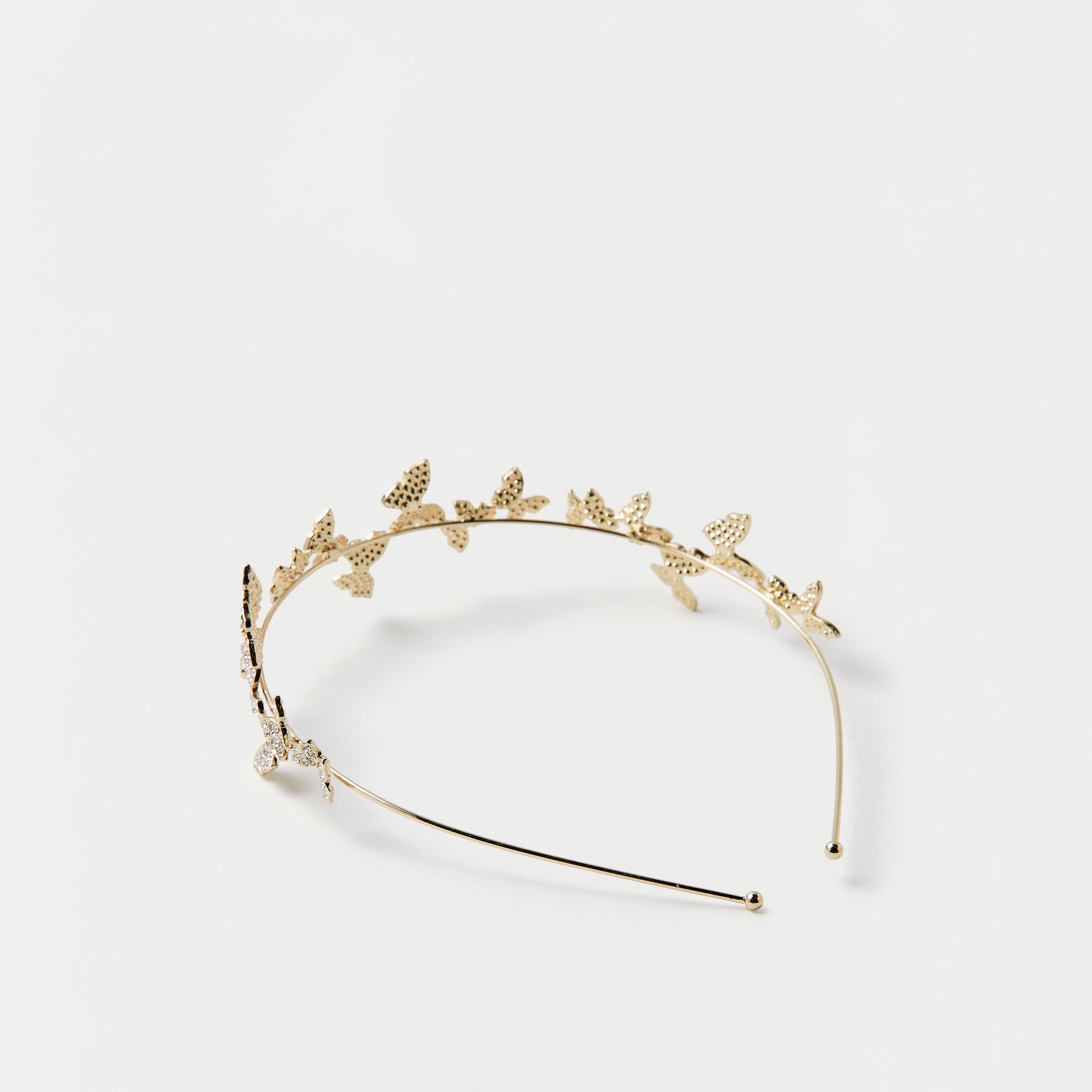 شريطة شعر معدن مزينة بفراشة من تشارمز-girls-accessories-hairaccessories-image-1