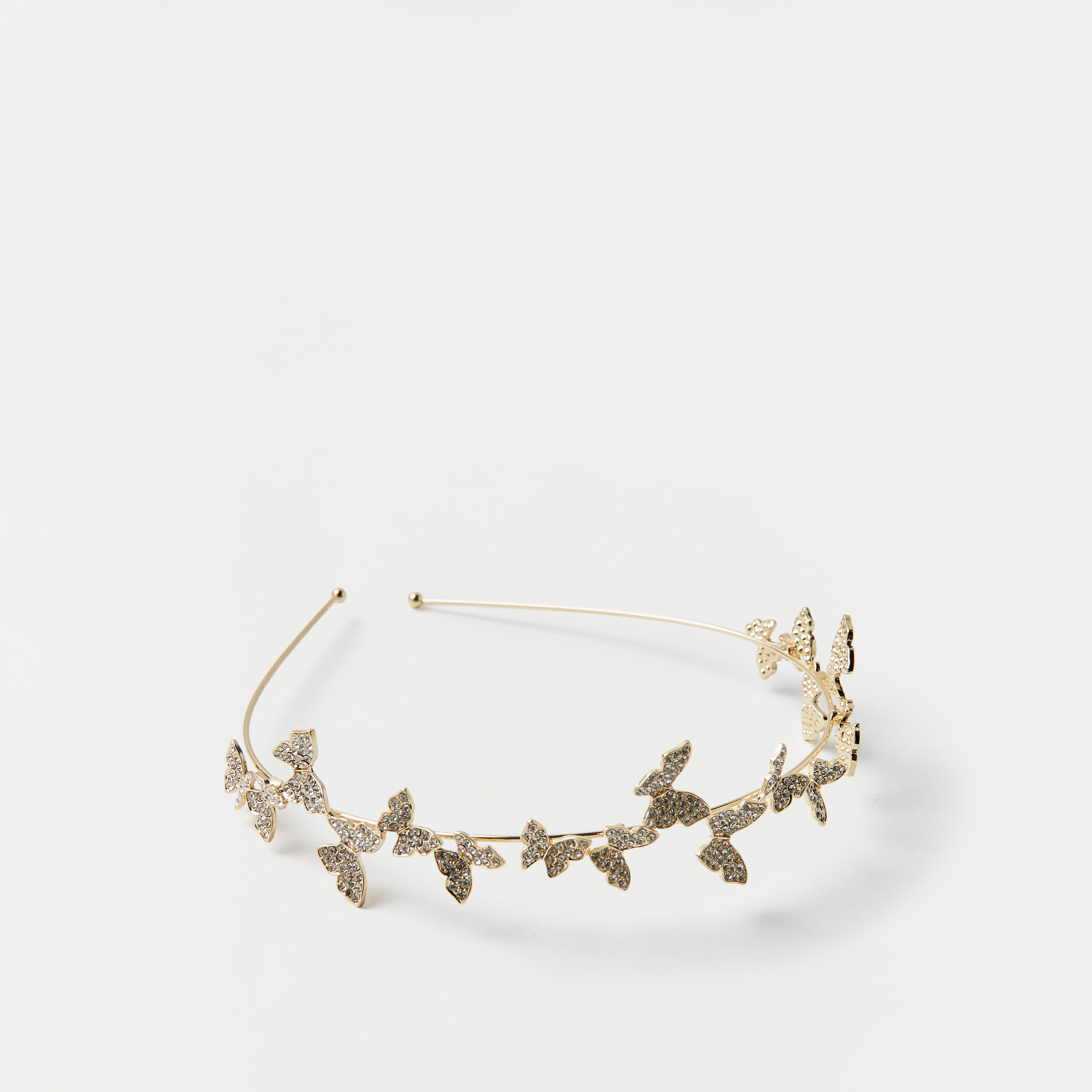 شريطة شعر معدن مزينة بفراشة من تشارمز-girls-accessories-hairaccessories-image-2