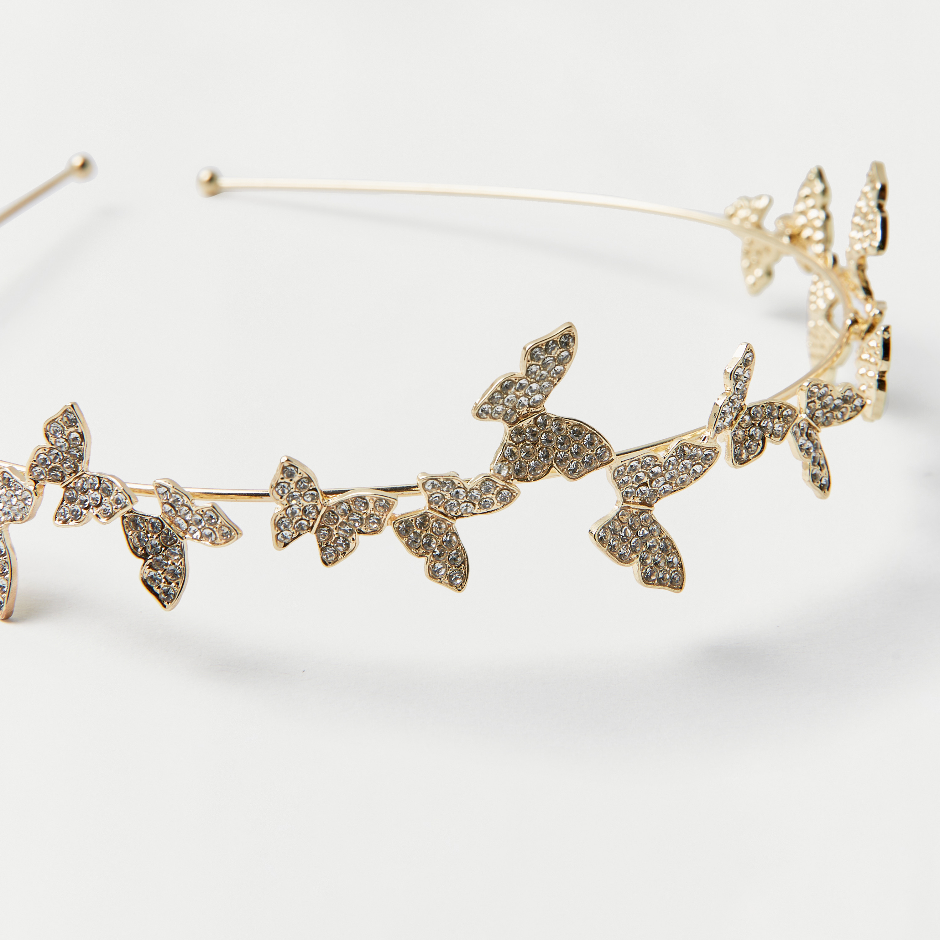 شريطة شعر معدن مزينة بفراشة من تشارمز-girls-accessories-hairaccessories-image-3