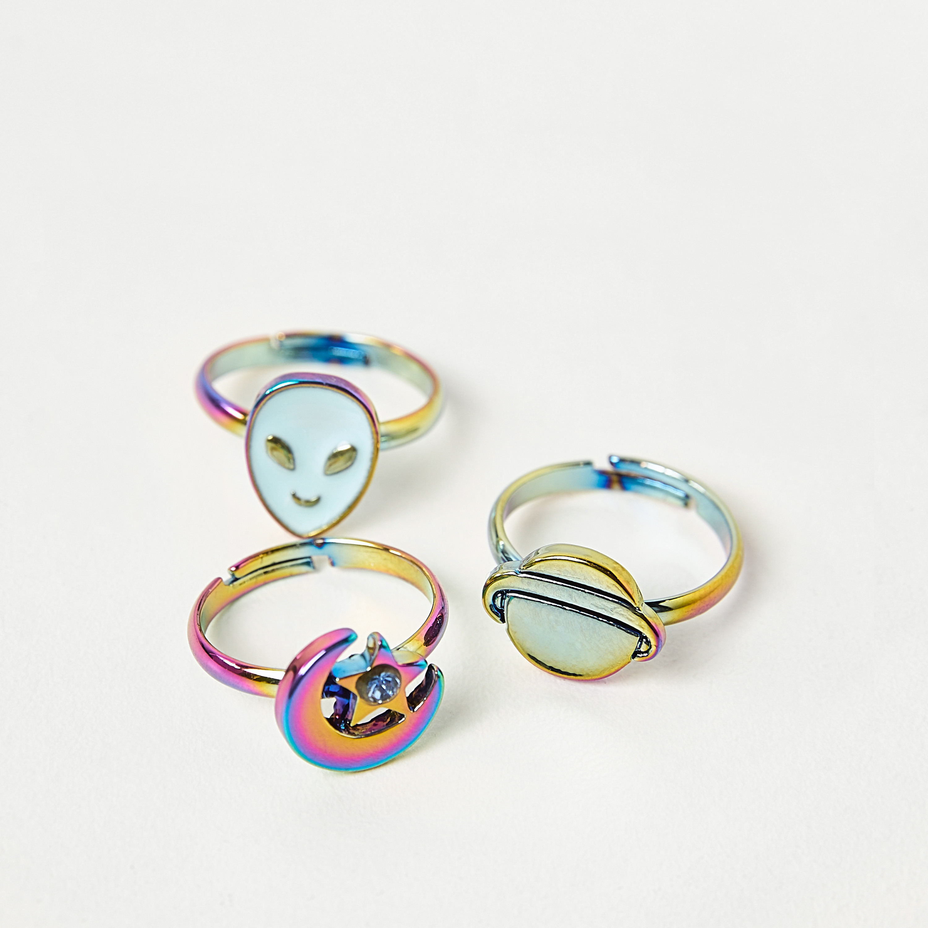 خاتم بتفاصيل مزيّنة من تشارمز- مجموعة من 5 قطع-girls-accessories-jewellery-image-3