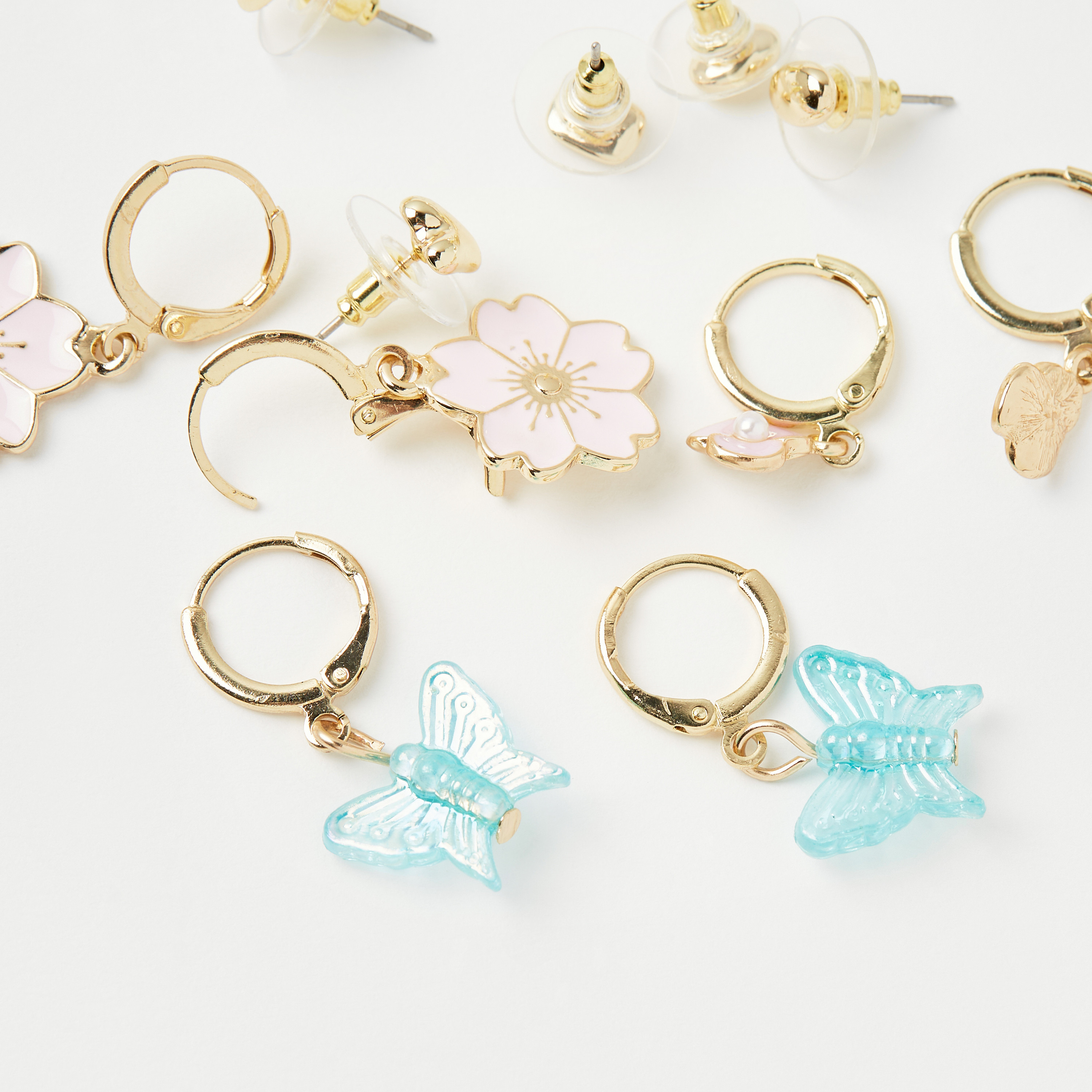 طقم حلقان متنوعة 6 قطع من تشارمز-girls-accessories-jewellery-image-3