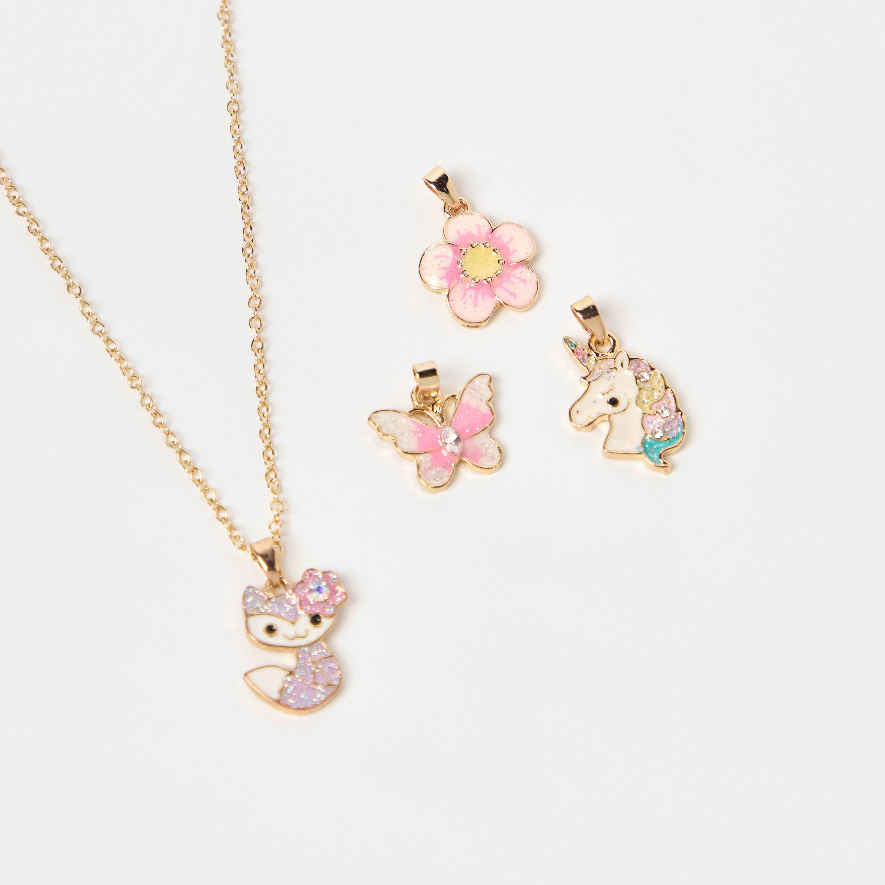 Charmz 4-Piece Necklace and Pendant Set-girls-accessories-jewellery-image-2