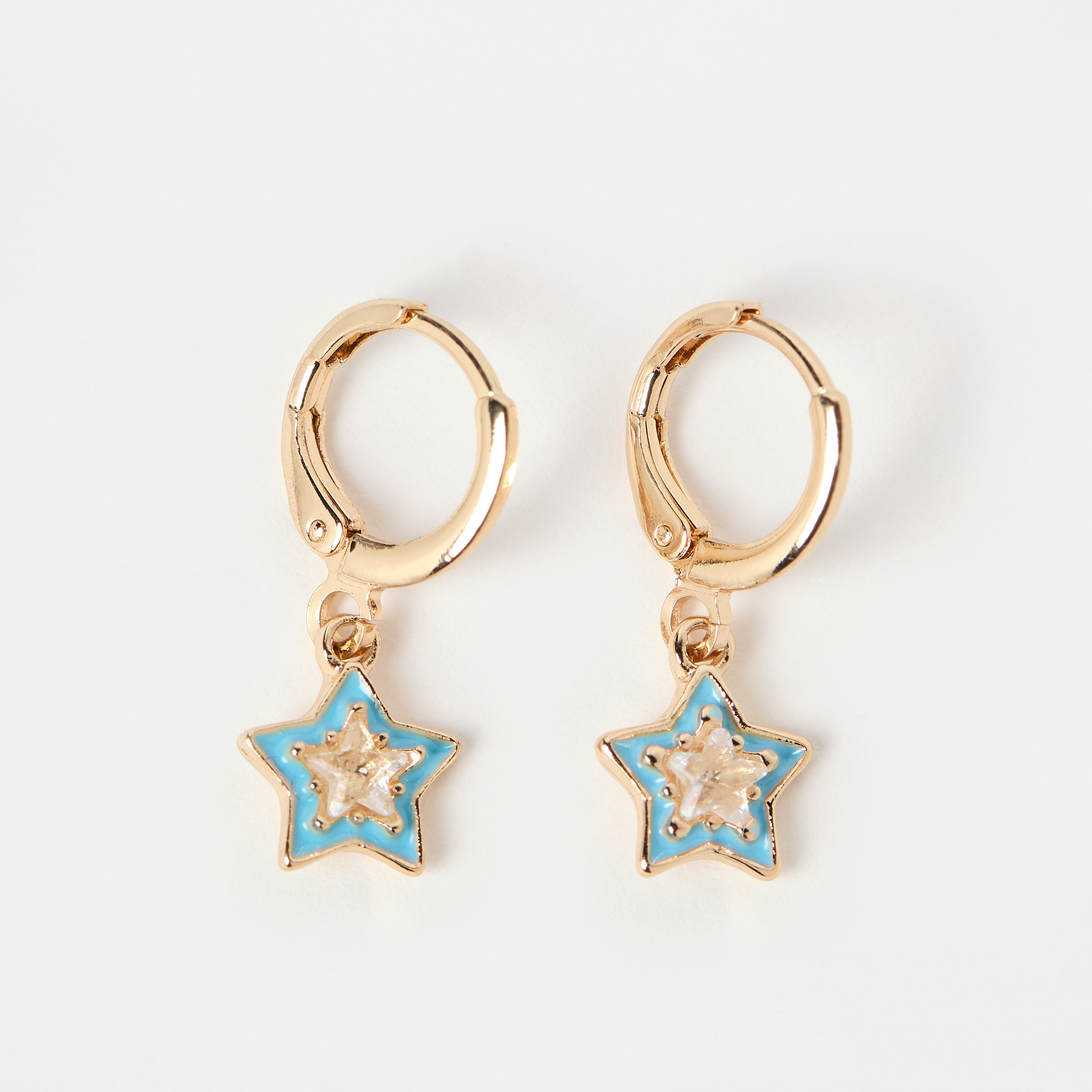 Charmz Star Shape Hoop Earrings-girls-accessories-jewellery-image-1