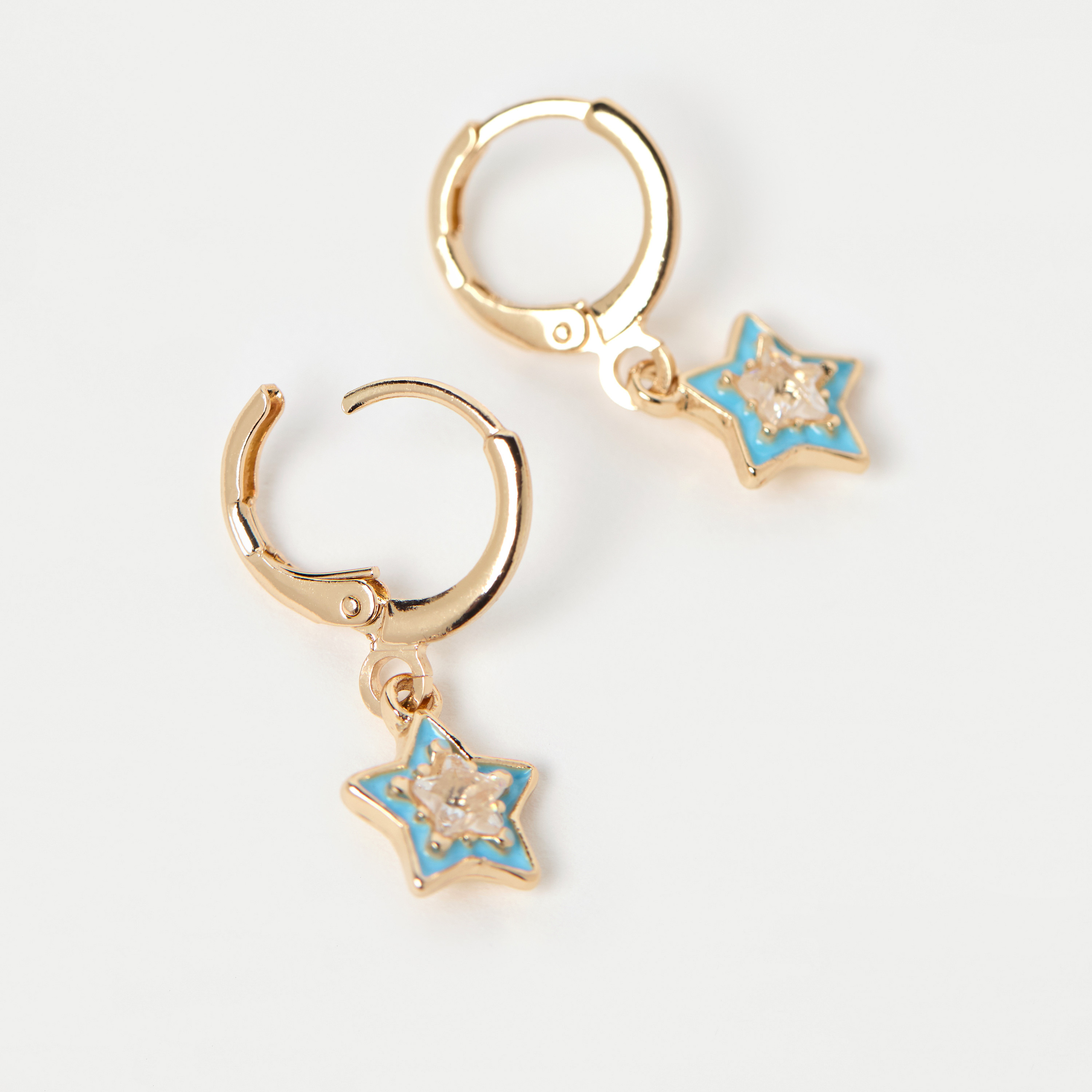 Charmz Star Shape Hoop Earrings-girls-accessories-jewellery-image-3
