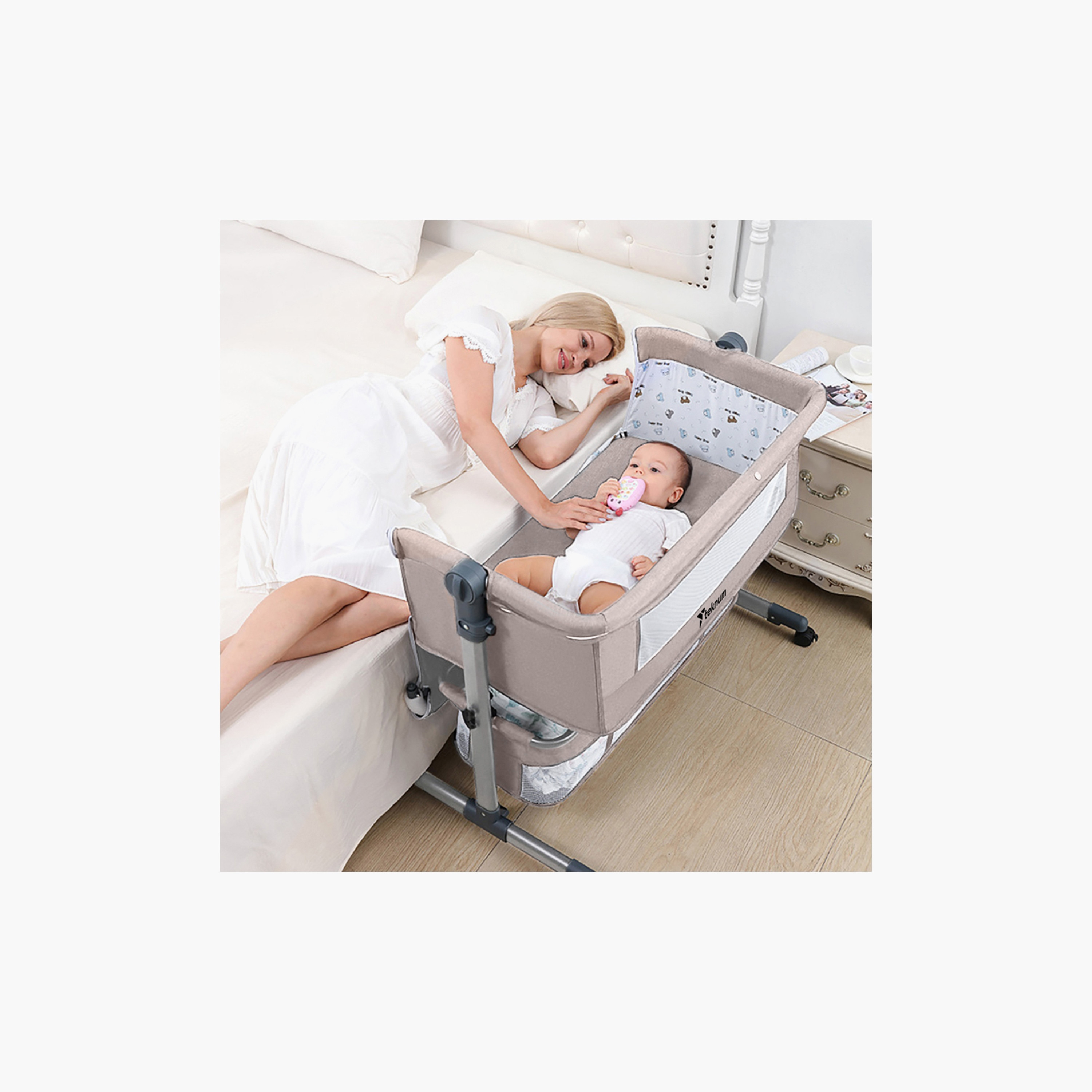 Teknum Bedside Crib-baby-nursery-furniture-cribsandbeds-bassinets-image-3