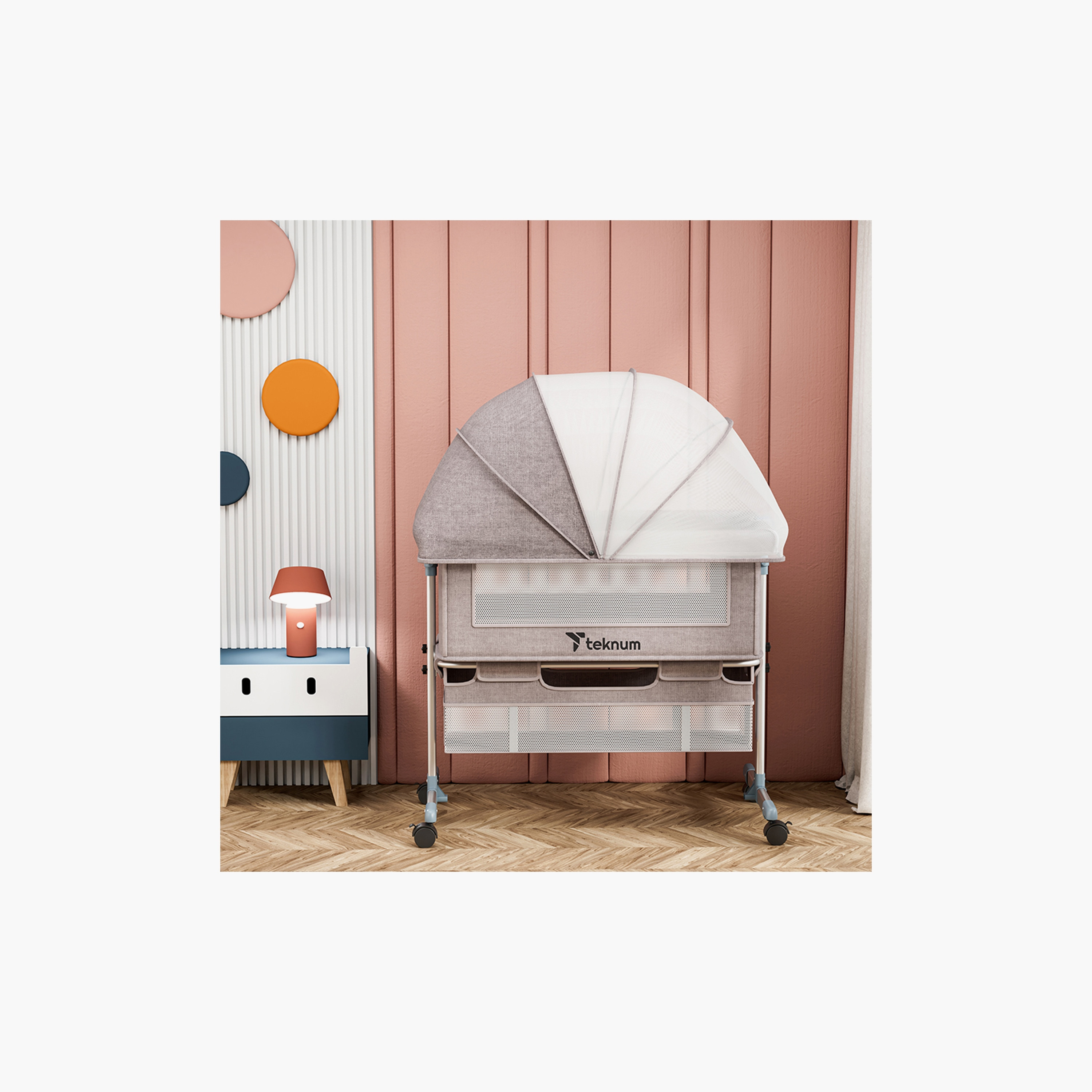 Teknum Bedside Crib-baby-nursery-furniture-cribsandbeds-bassinets-image-5