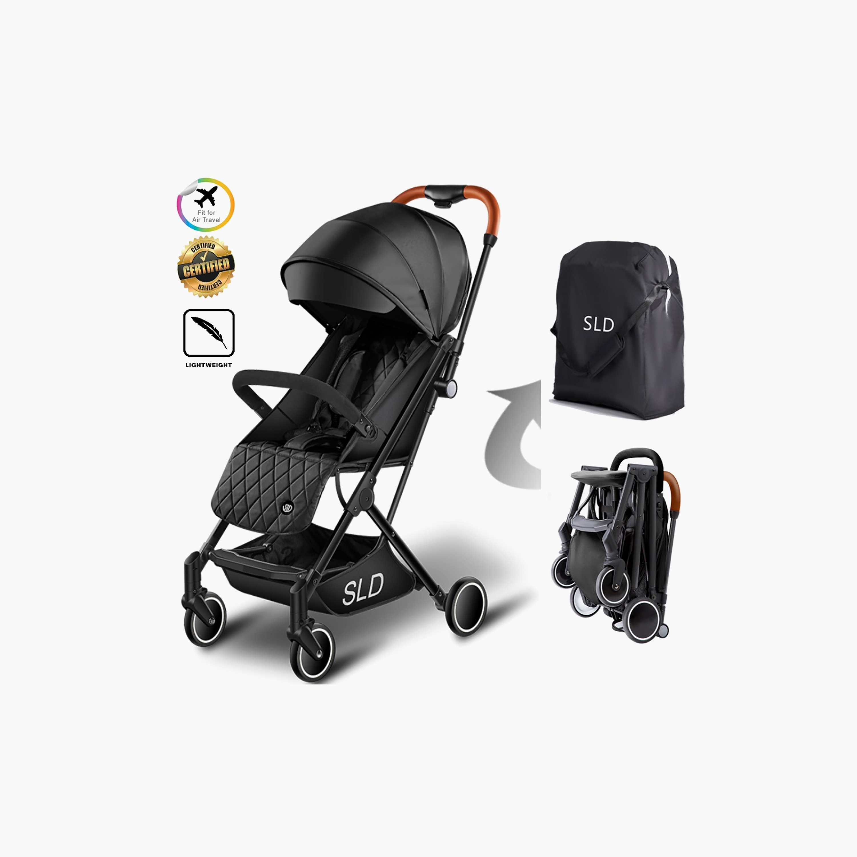 Teknum SLD Travel Lite Stroller with Carry Bag-baby-gear-strollersandprams-strollers-image-2