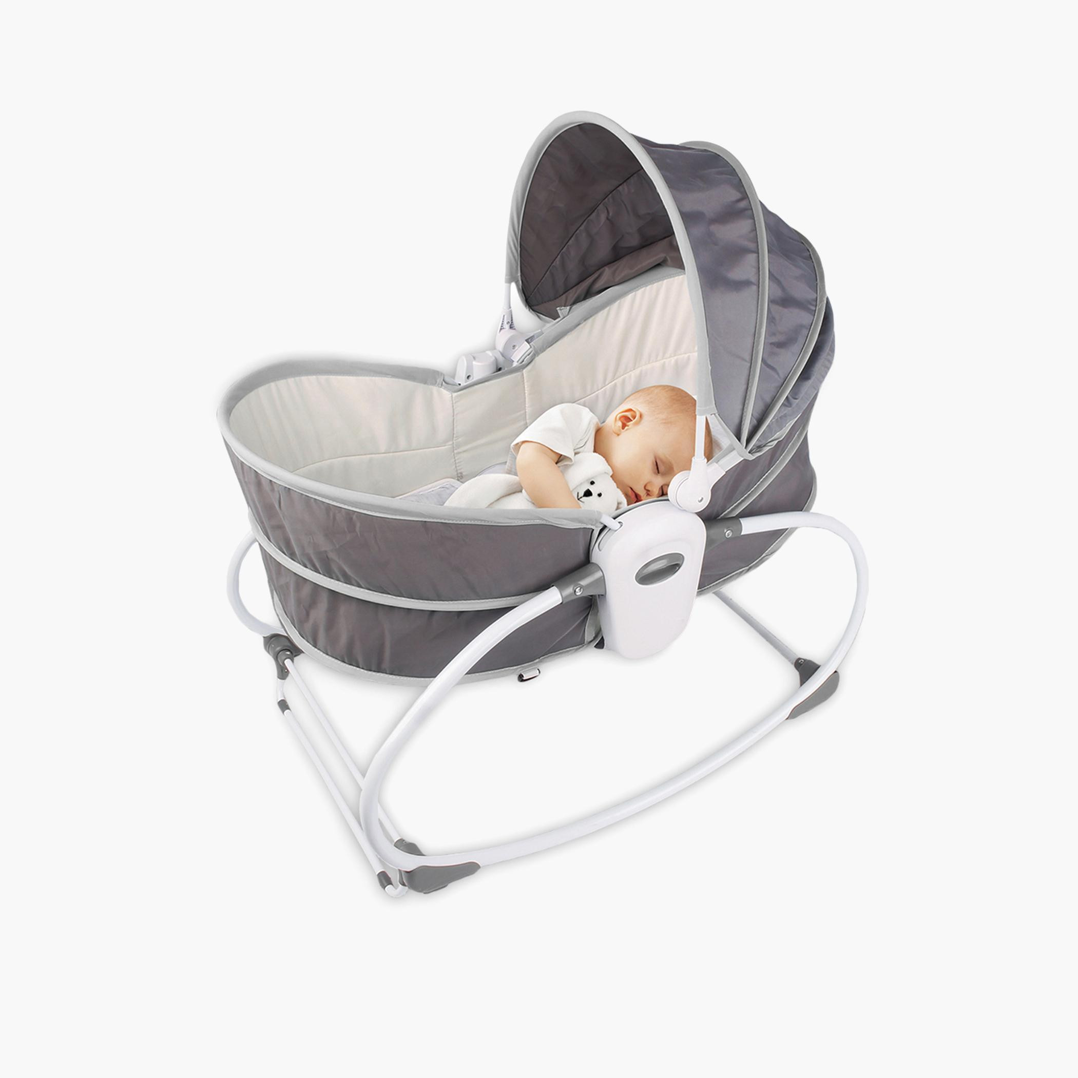 Teknum 5-in-1 Cozy Rocker Bassinet with Awning and Mosquito Net-baby-nursery-furniture-cribsandbeds-bassinets-image-3